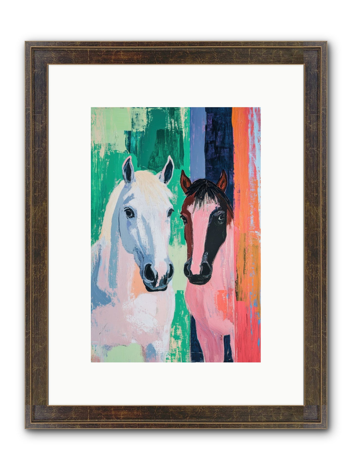 Kindred Trailriders Framed Print - Slimwoods Black/Gold 8x12