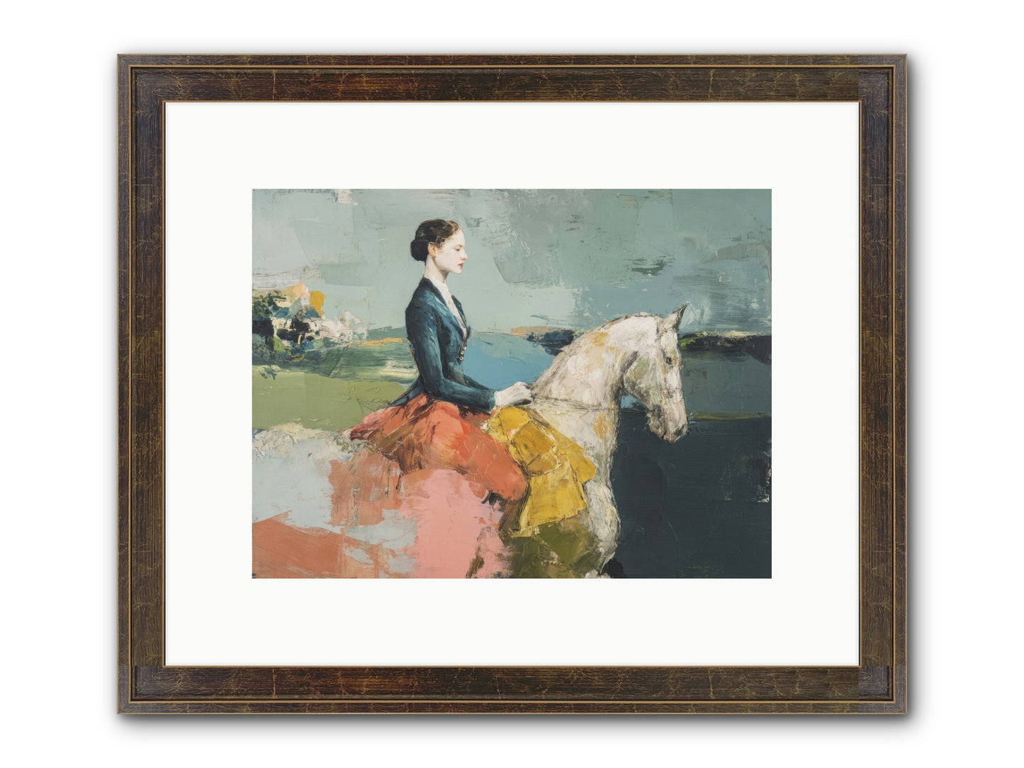 King Of My Heart Framed Print - Slimwoods Black/Gold 12x9
