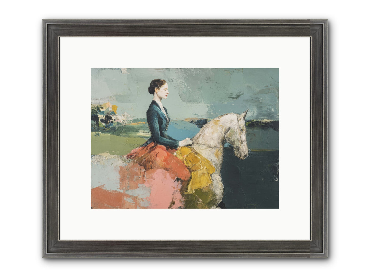 King Of My Heart Framed Print - Slimwoods Black/Silver 12x9