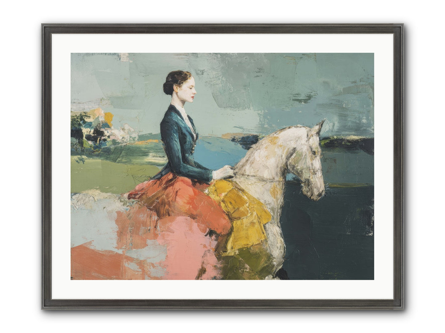 King Of My Heart Framed Print - Slimwoods Black/Silver 32x24