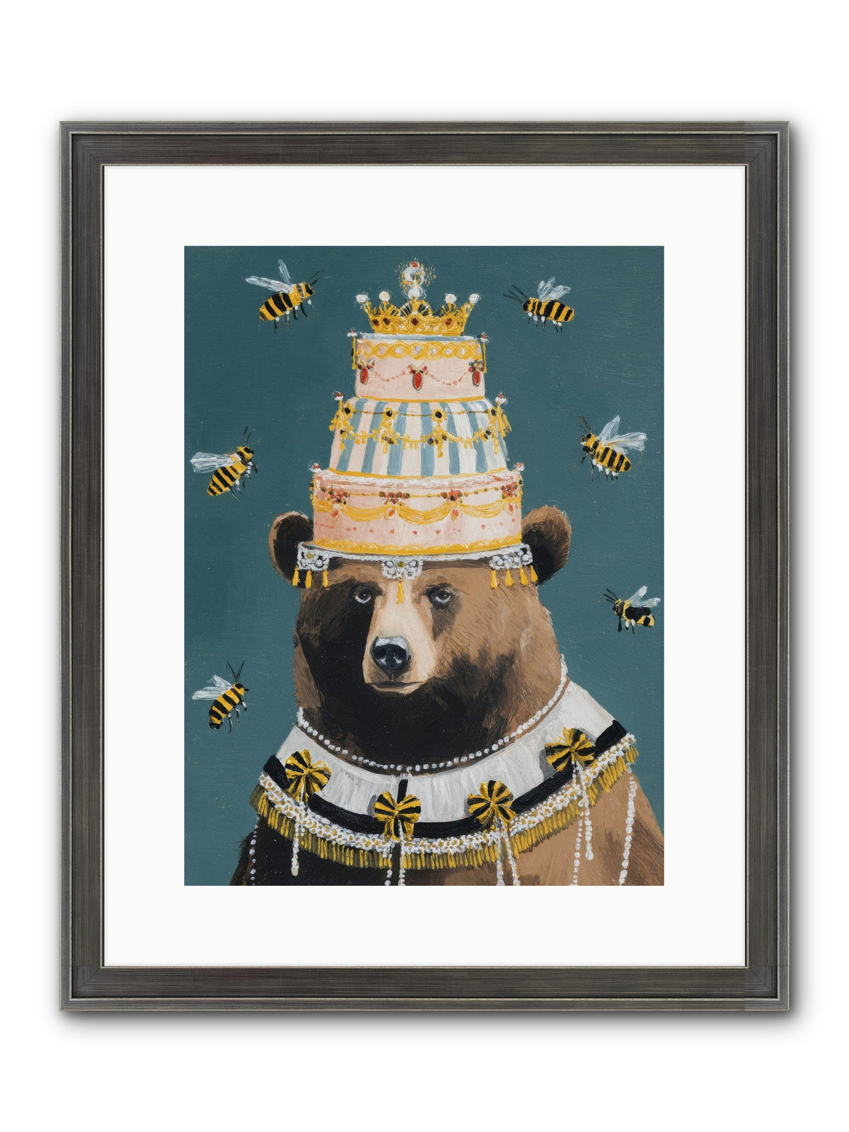 Kissed By Honeyed Time Framed Print - Slimwoods Black/Silver 12x16