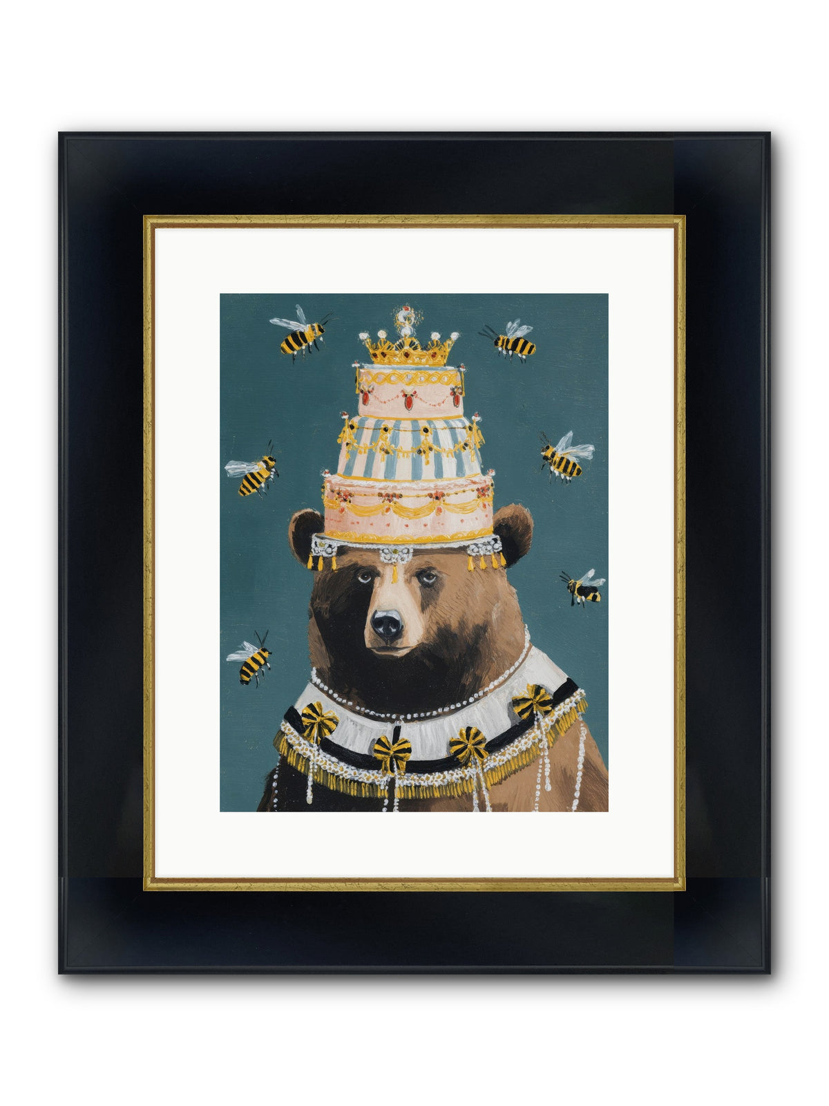 Kissed By Honeyed Time Framed Print - Wide Black w/Gold 12x16