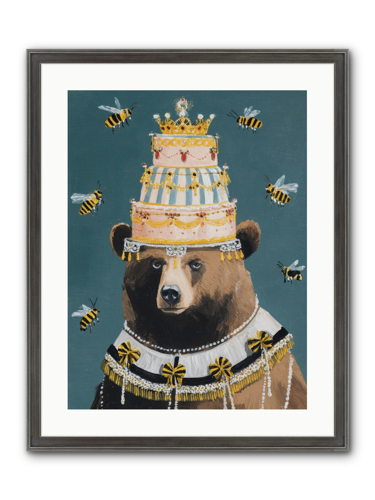 Kissed By Honeyed Time Framed Print - Slimwoods Black/Silver 18x24
