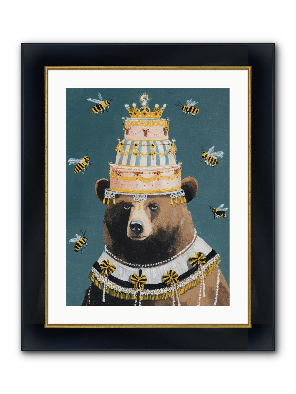 Kissed By Honeyed Time Framed Print - Wide Black w/Gold 18x24