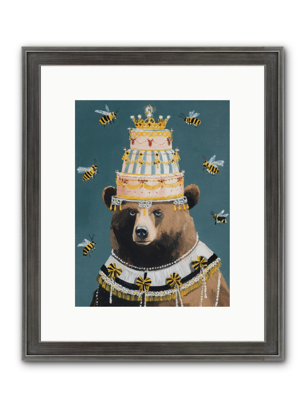 Kissed By Honeyed Time Framed Print - Slimwoods Black/Silver 9x12