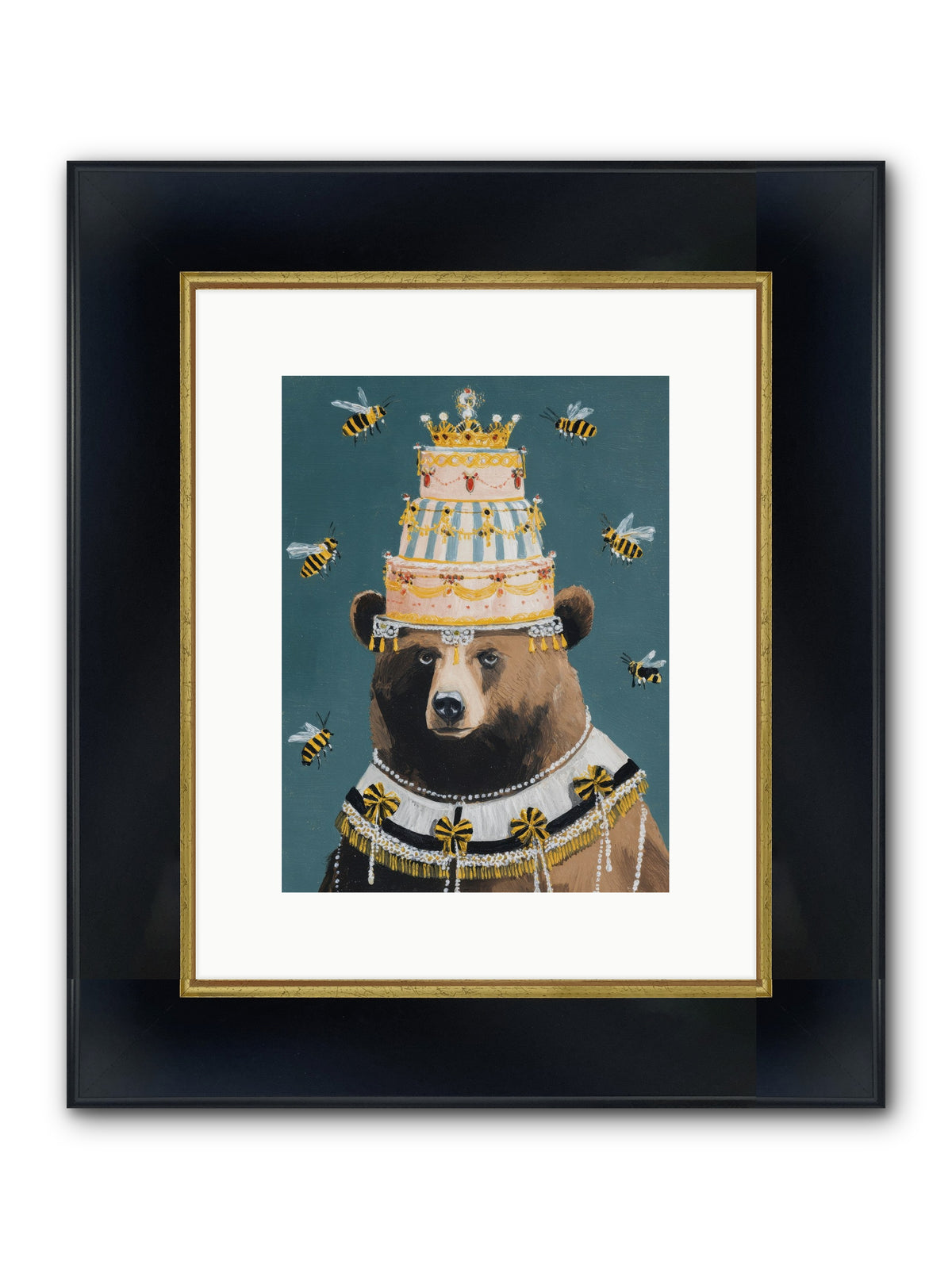 Kissed By Honeyed Time Framed Print - Wide Black w/Gold 9x12