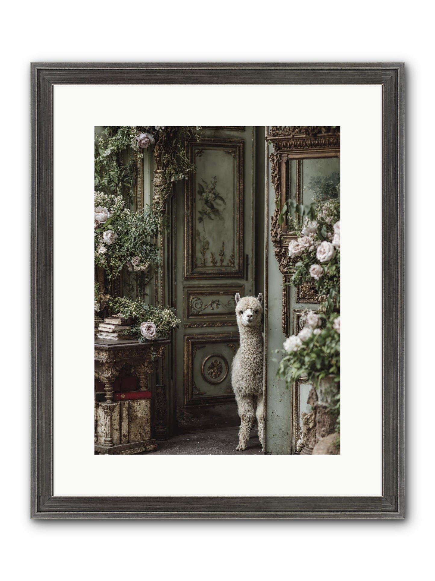 Kissed With Stars Framed Print - Slimwoods Black/Silver 12x16