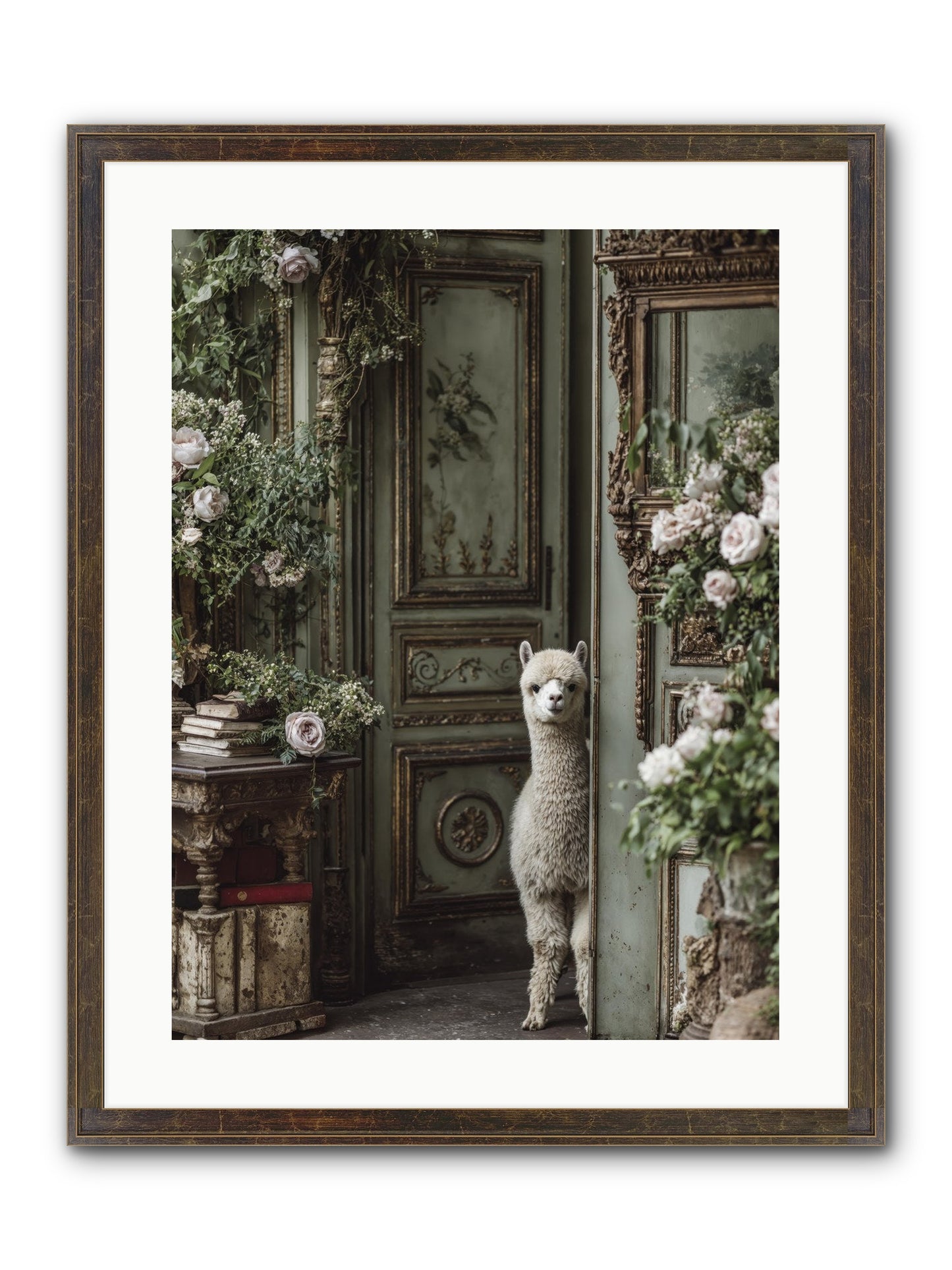 Kissed With Stars Framed Print - Slimwoods Black/Gold 18x24
