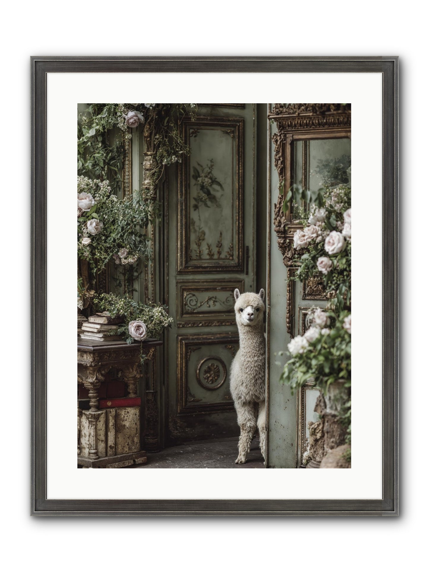 Kissed With Stars Framed Print - Slimwoods Black/Silver 18x24