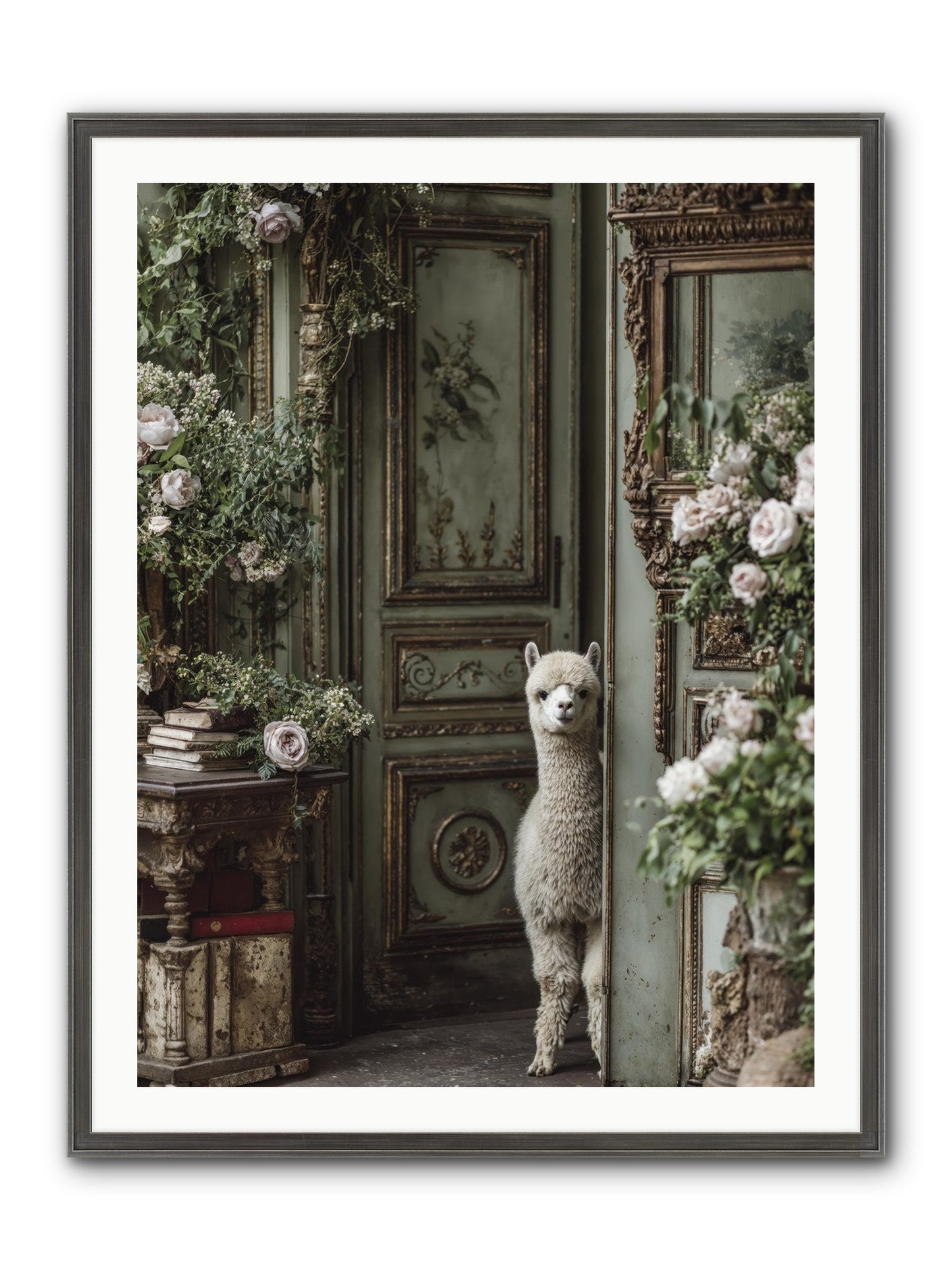 Kissed With Stars Framed Print - Slimwoods Black/Silver 30x40