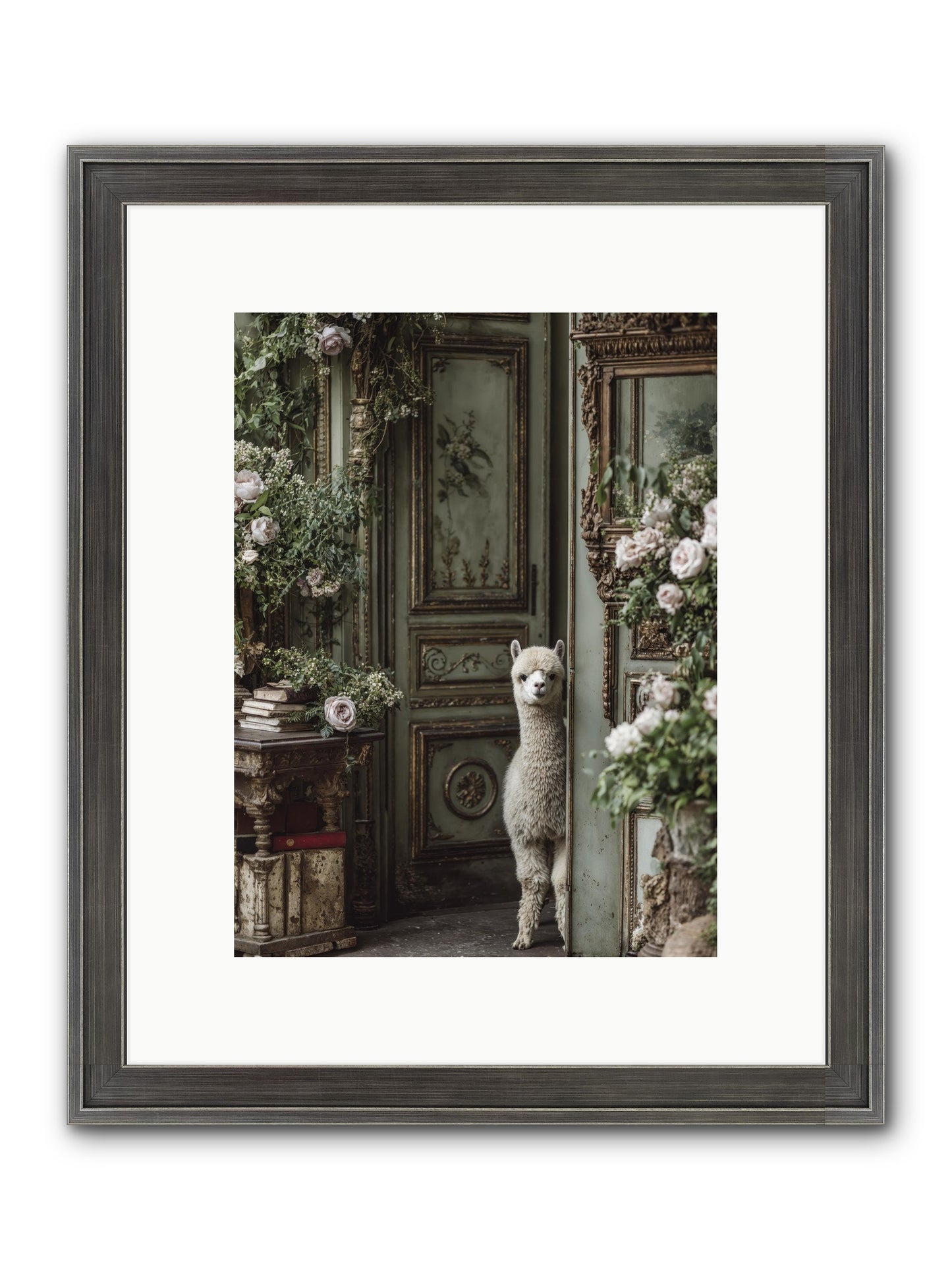 Kissed With Stars Framed Print - Slimwoods Black/Silver 9x12