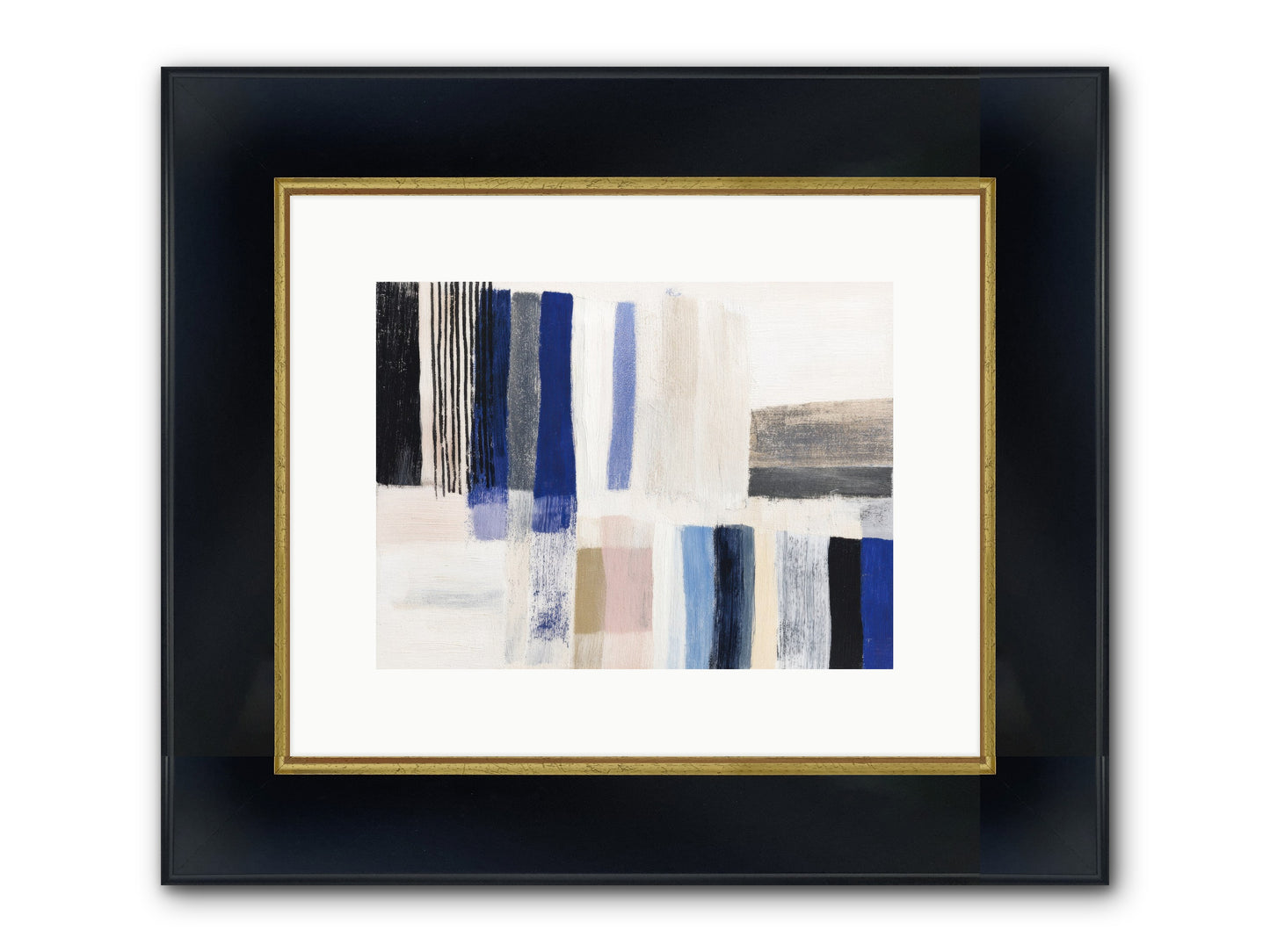 Knell Framed Print - Wide Black w/Gold 12x9