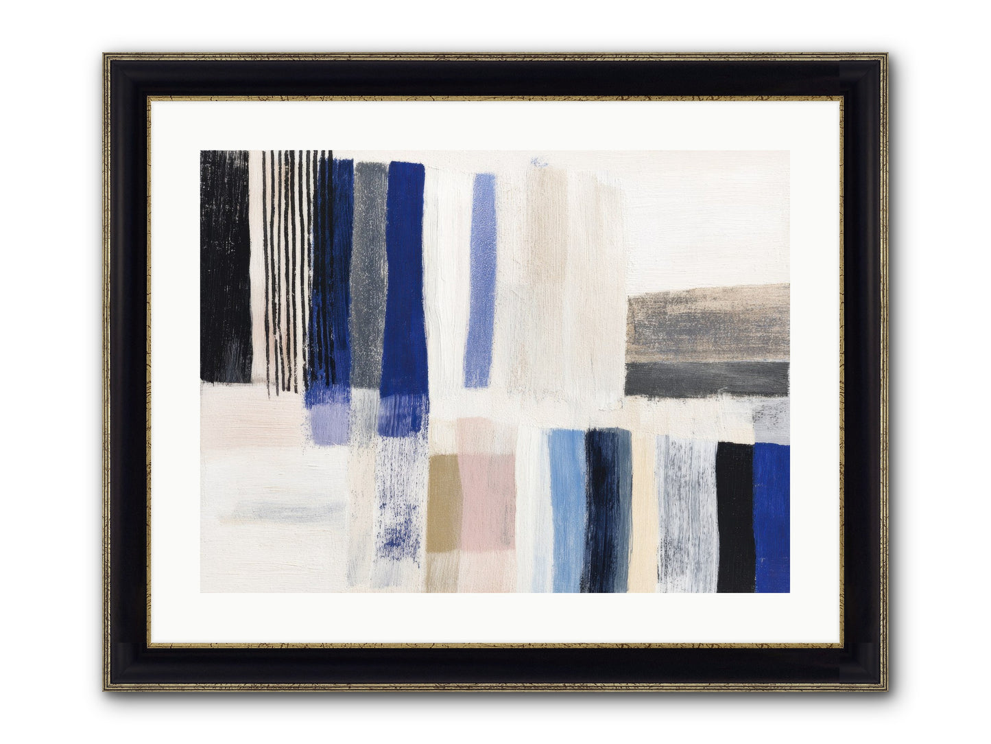 Knell Framed Print - Black & Gold 24x18
