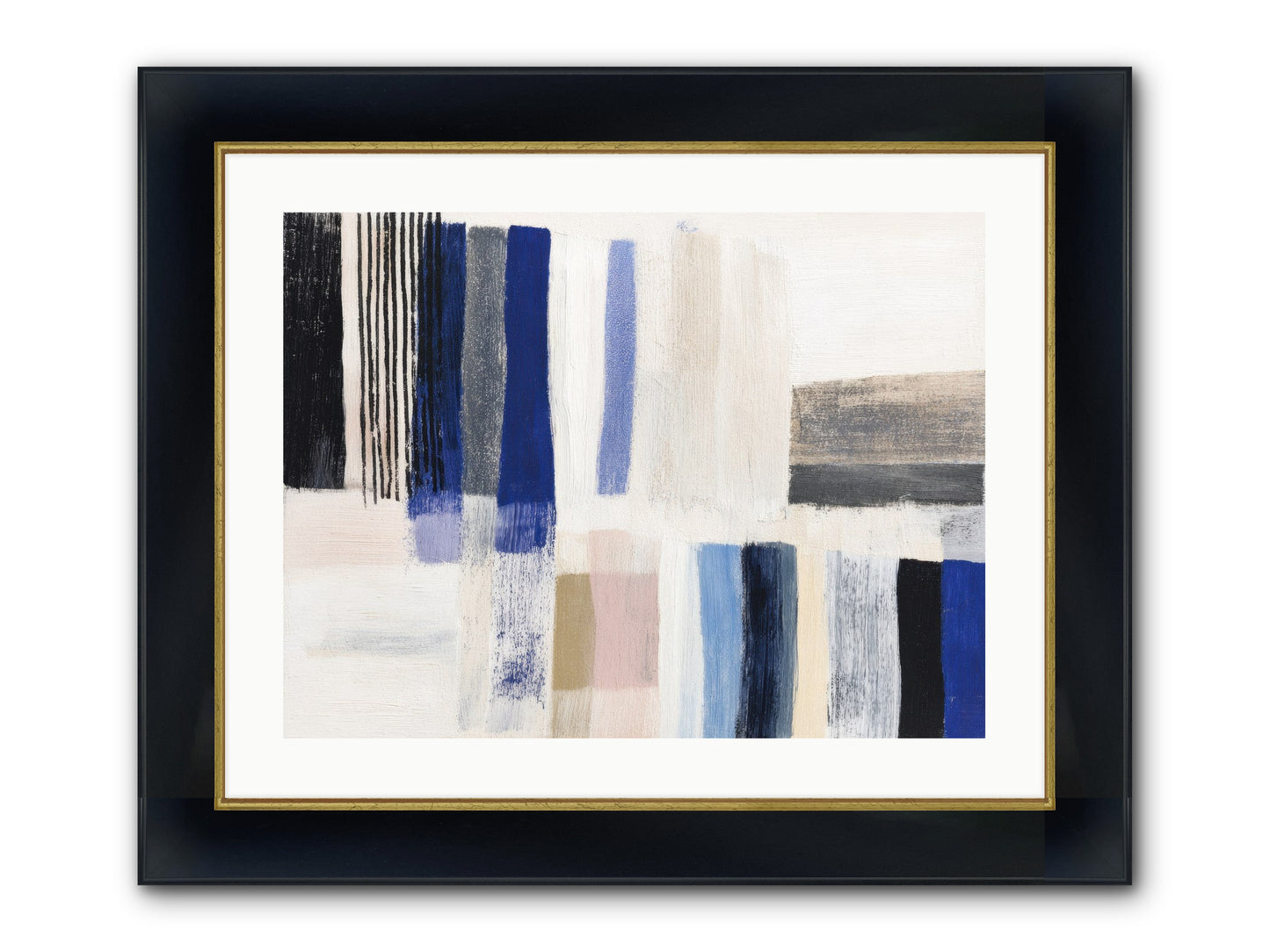 Knell Framed Print - Wide Black w/Gold 24x18