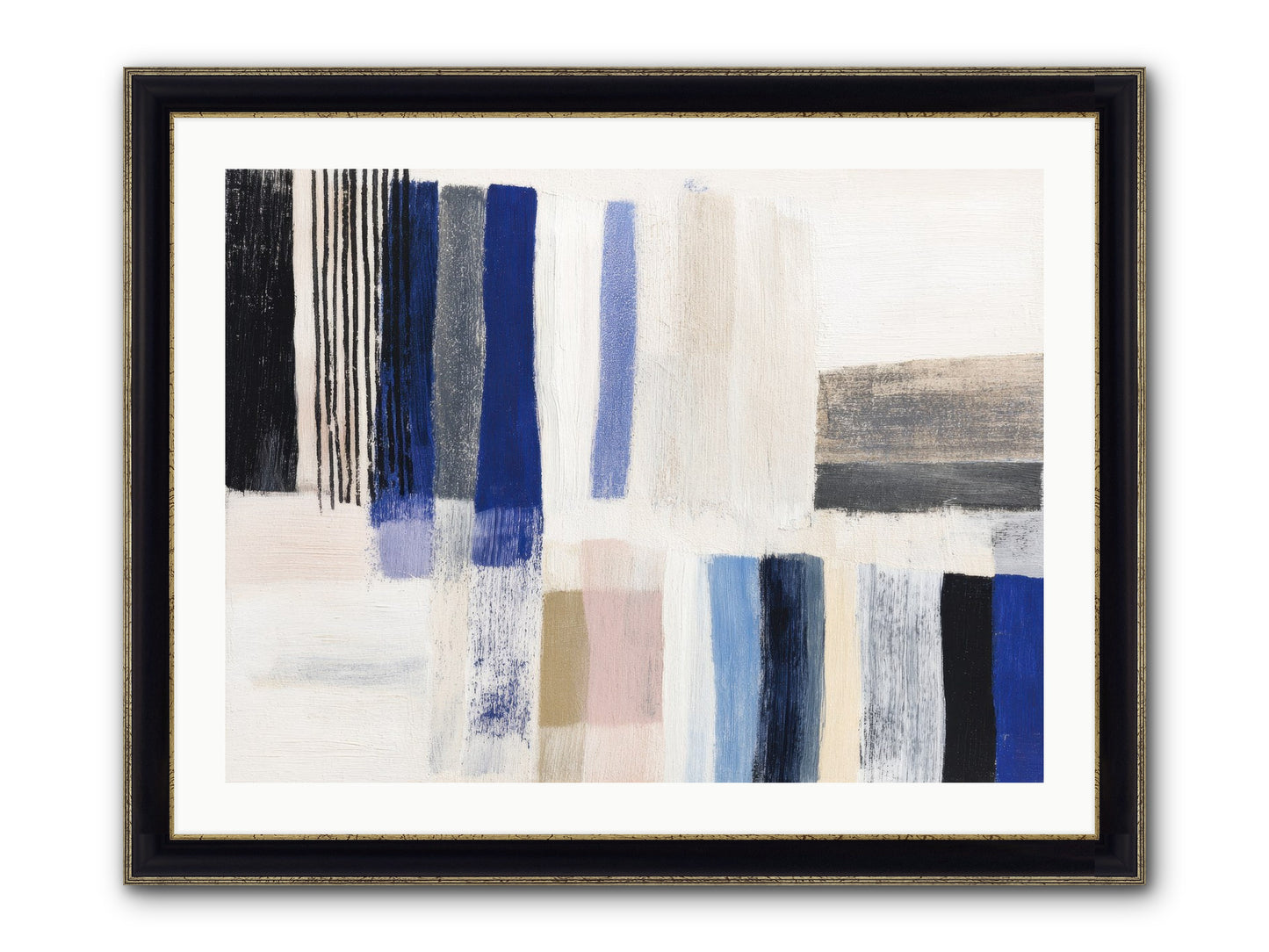 Knell Framed Print - Black & Gold 32x24