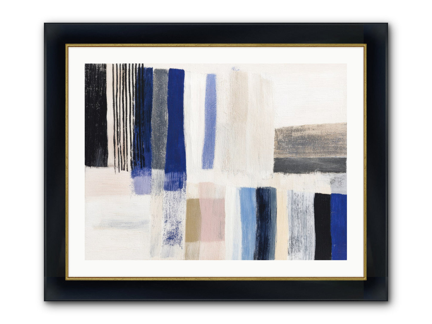 Knell Framed Print - Wide Black w/Gold 32x24