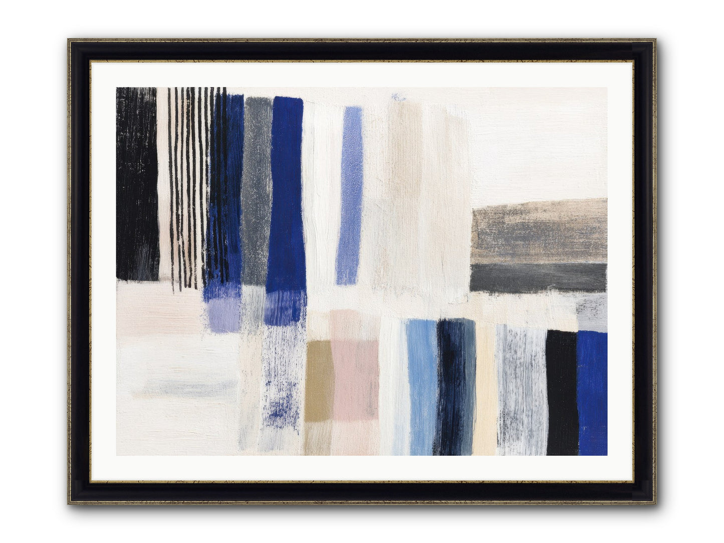Knell Framed Print - Black & Gold 40x30