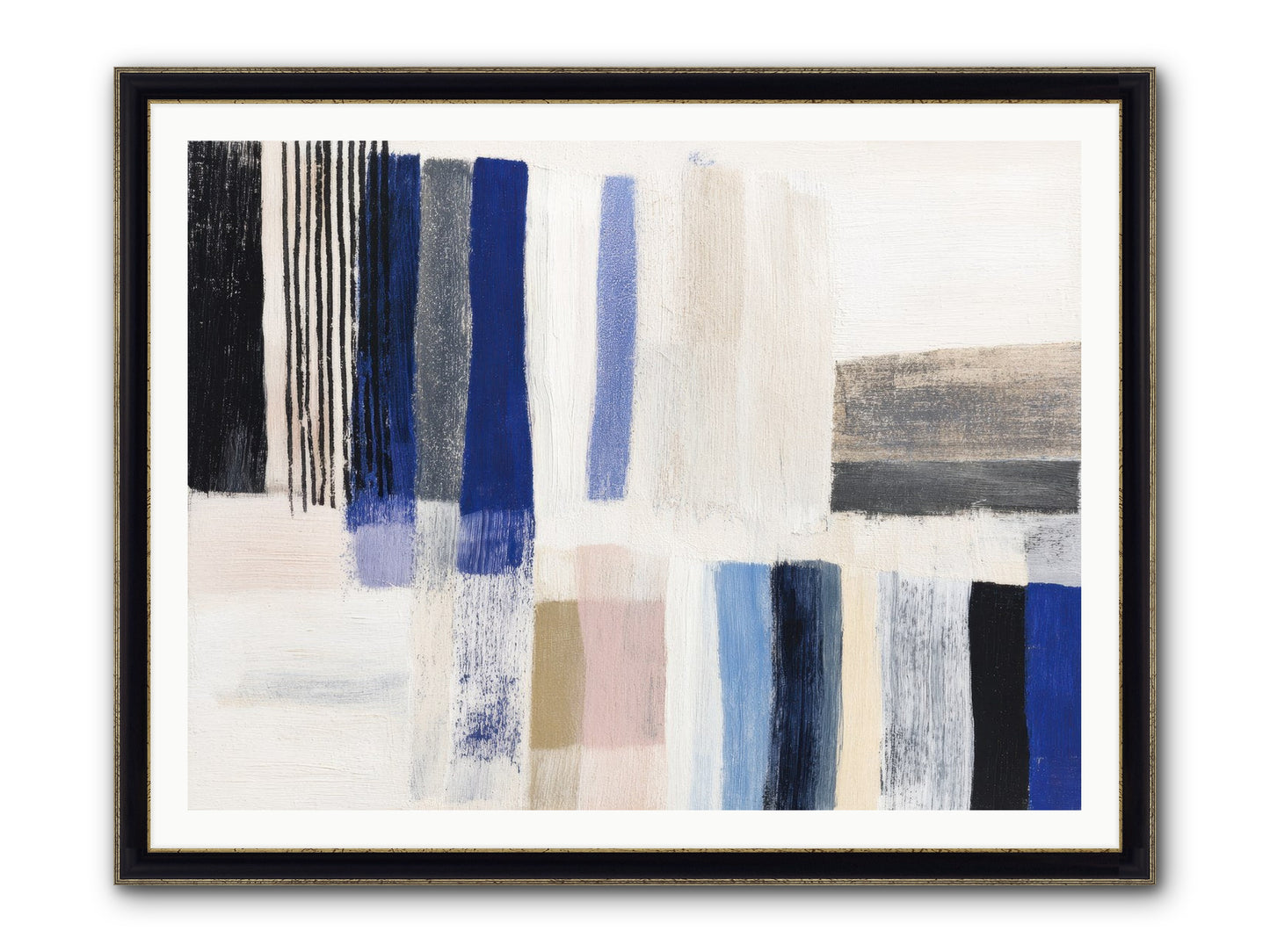 Knell Framed Print - Black & Gold 48x36