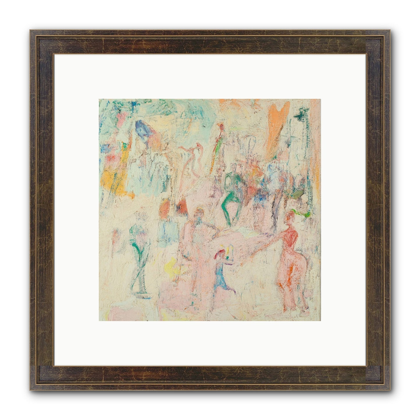 L'Heure Bleue Framed Print - Slimwoods Black/Gold 10x10