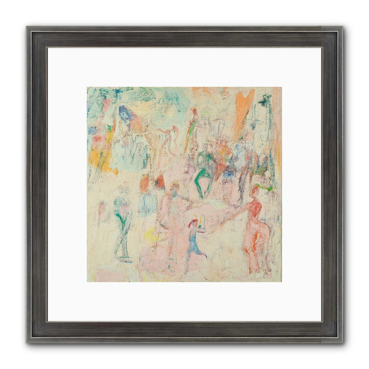 L'Heure Bleue Framed Print - Slimwoods Black/Silver 10x10
