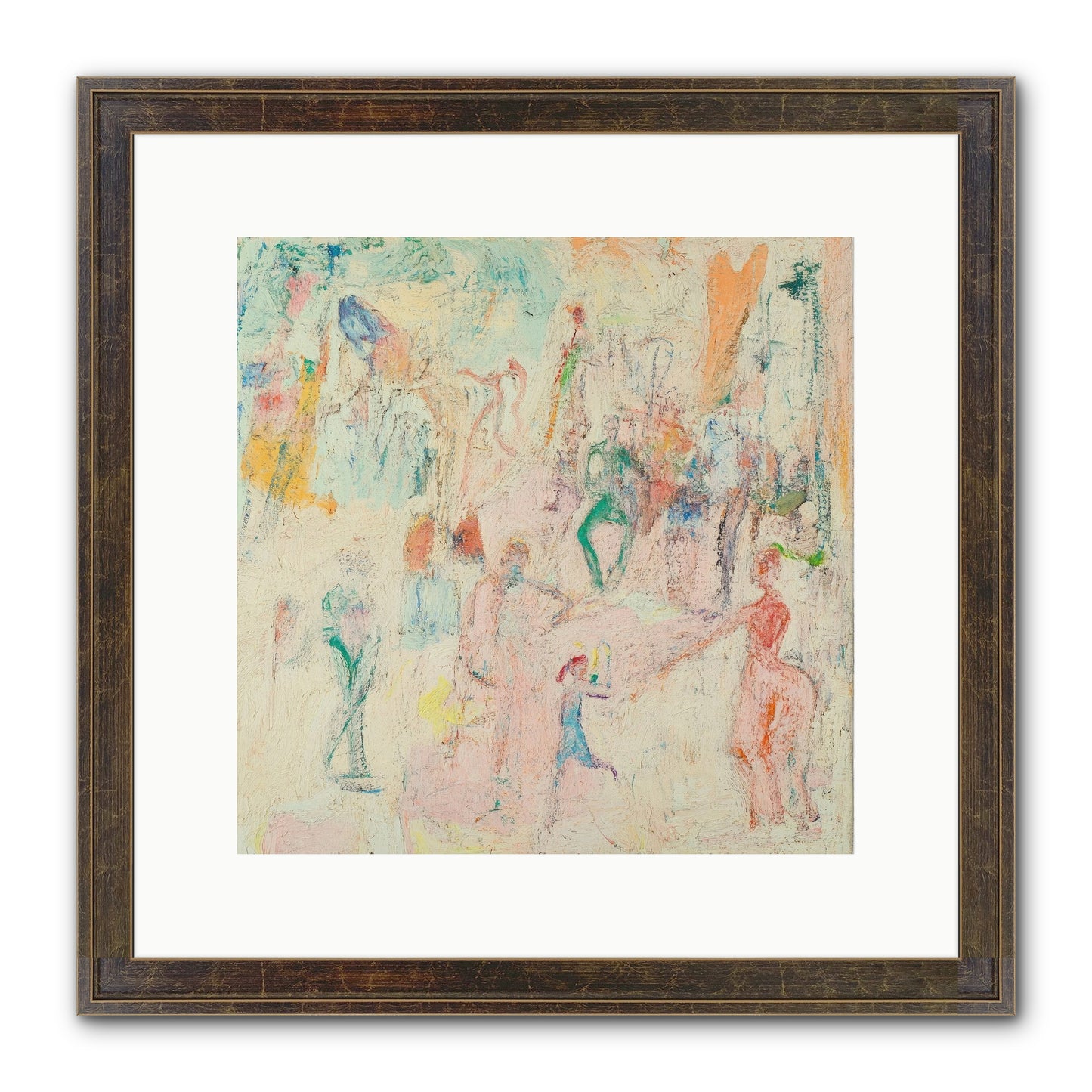 L'Heure Bleue Framed Print - Slimwoods Black/Gold 12x12