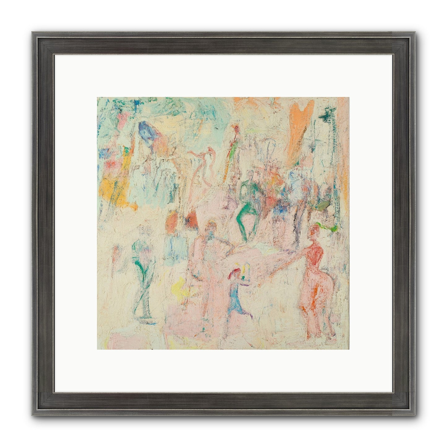L'Heure Bleue Framed Print - Slimwoods Black/Silver 12x12
