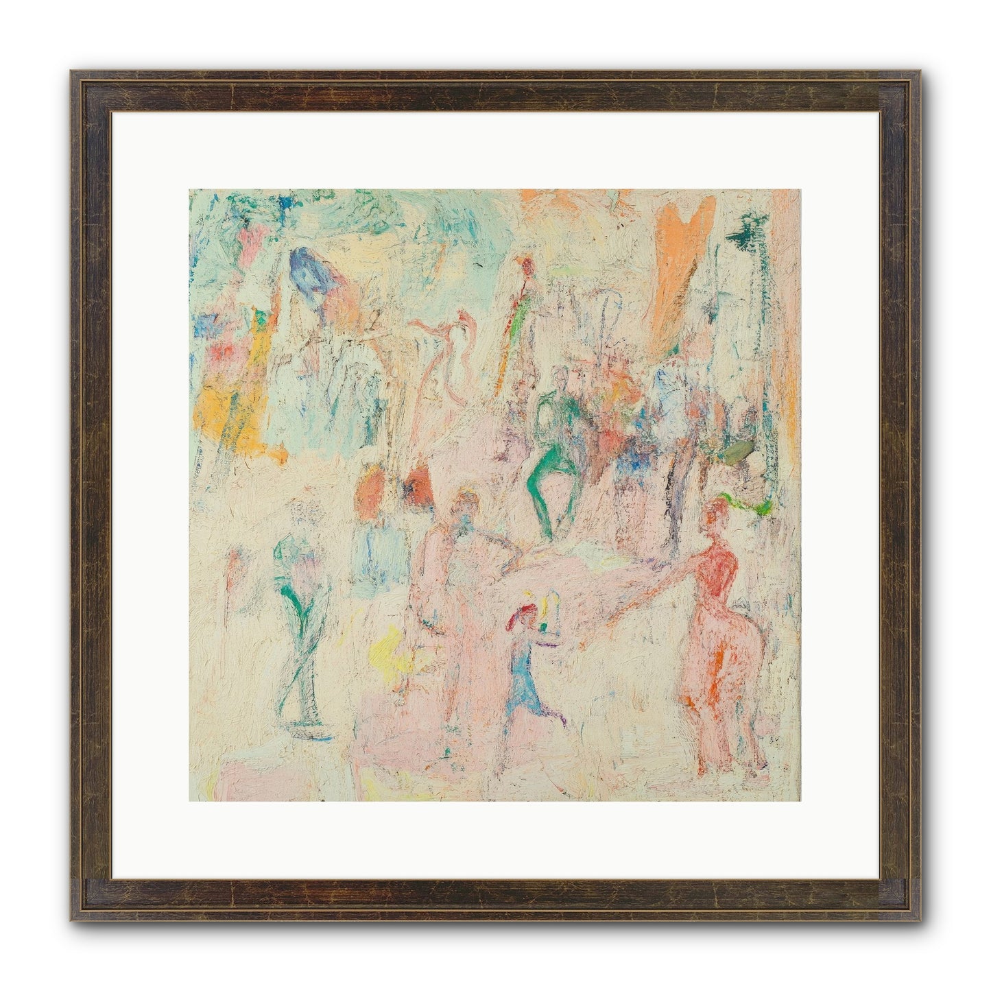 L'Heure Bleue Framed Print - Slimwoods Black/Gold 16x16