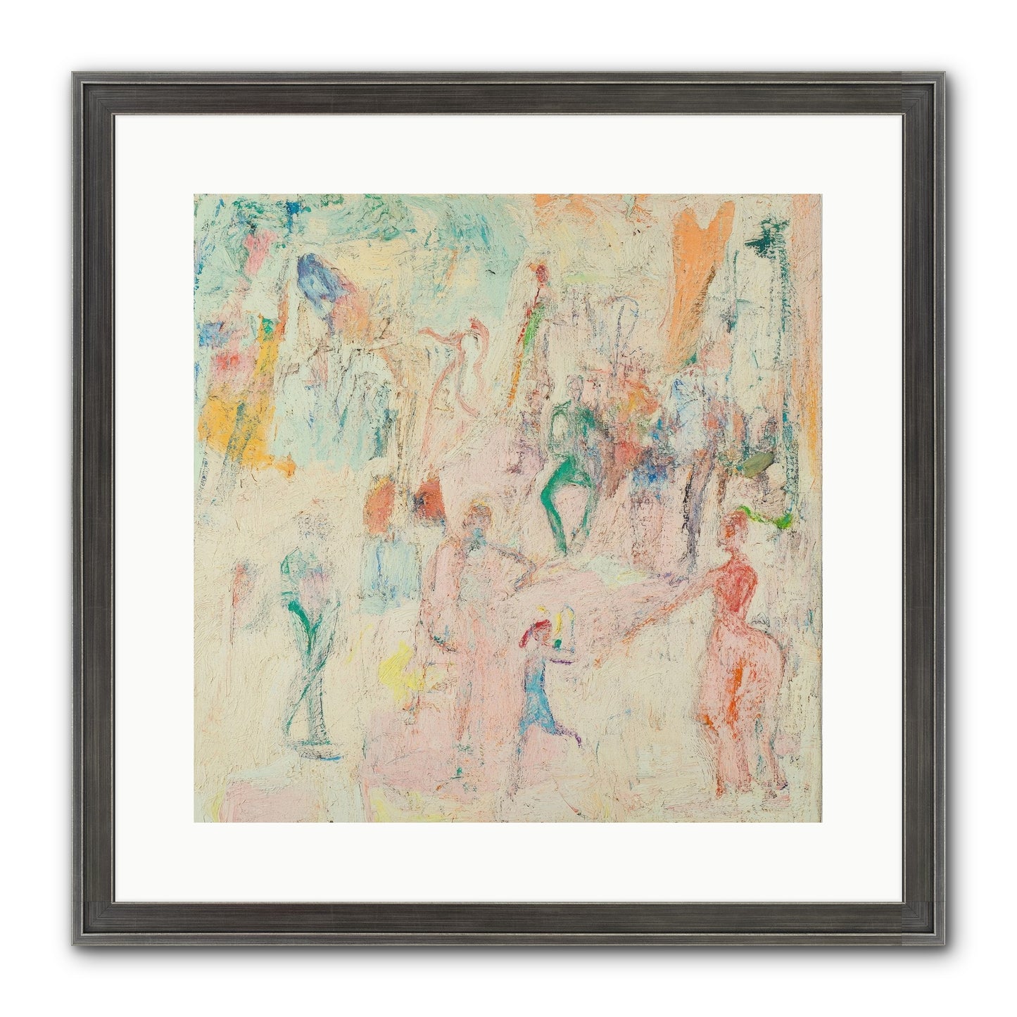 L'Heure Bleue Framed Print - Slimwoods Black/Silver 16x16