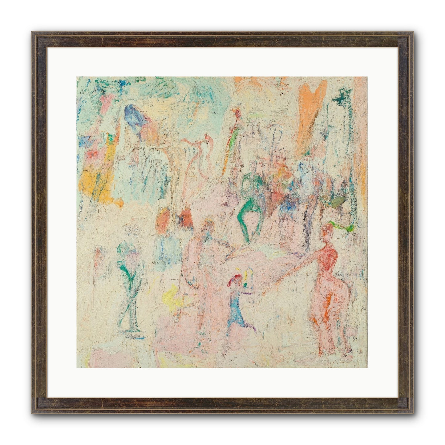 L'Heure Bleue Framed Print - Slimwoods Black/Gold 20x20