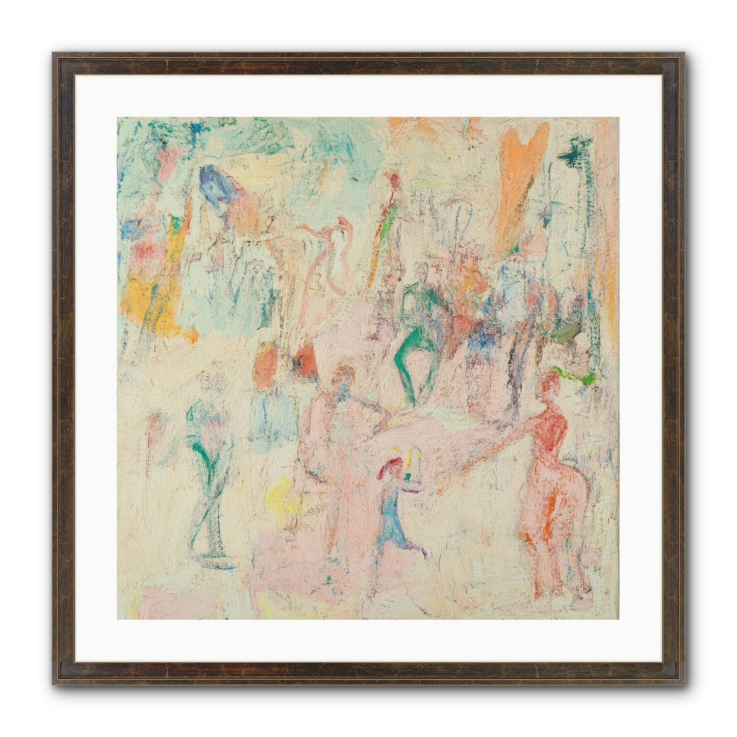 L'Heure Bleue Framed Print - Slimwoods Black/Gold 24x24
