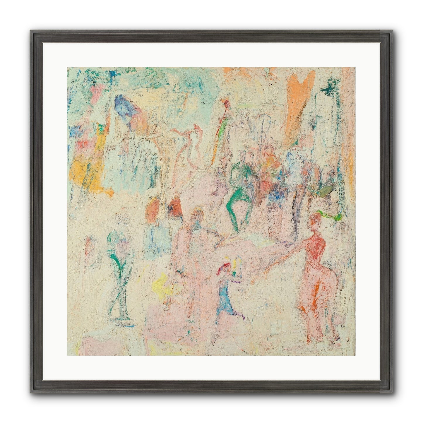 L'Heure Bleue Framed Print - Slimwoods Black/Silver 24x24