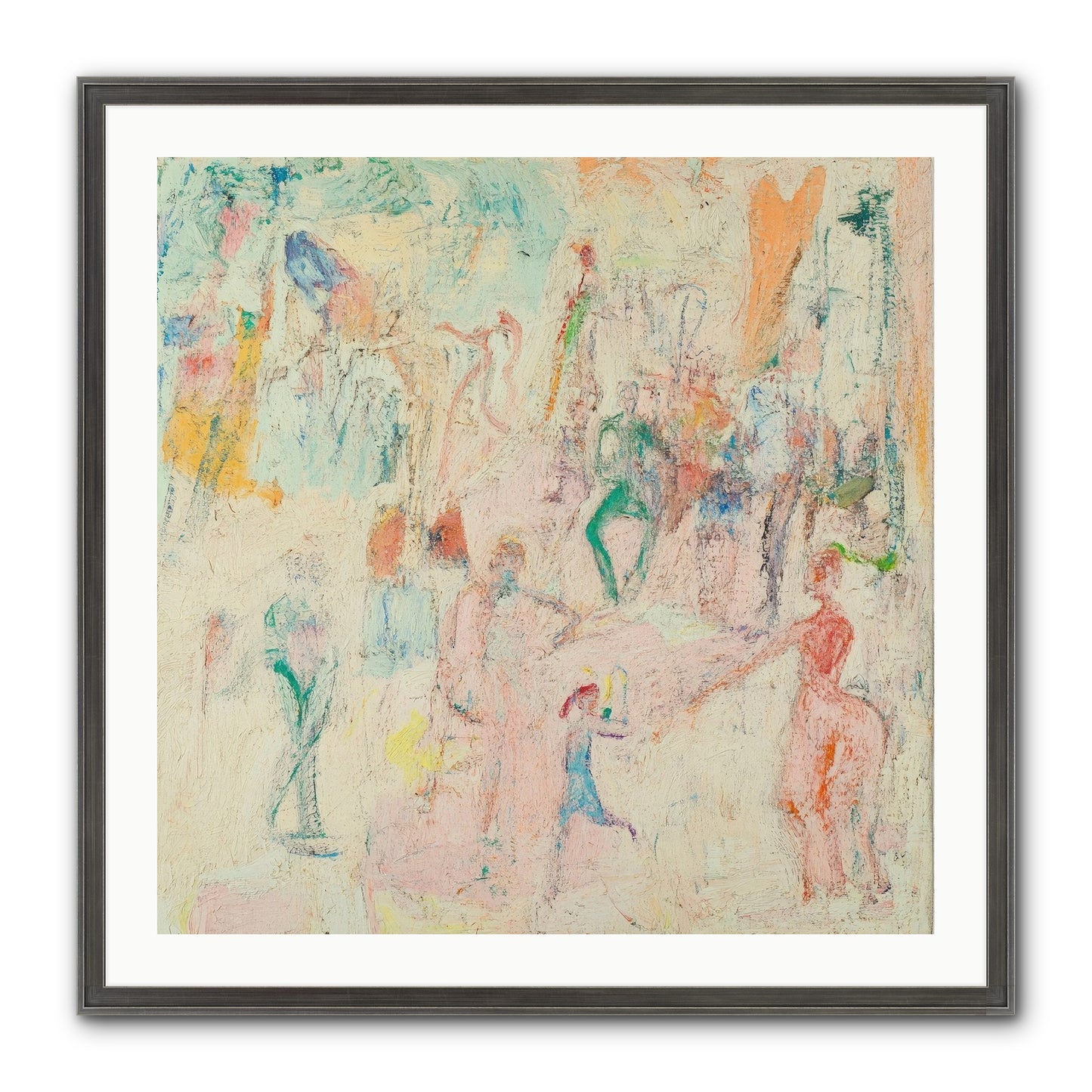 L'Heure Bleue Framed Print - Slimwoods Black/Silver 30x30