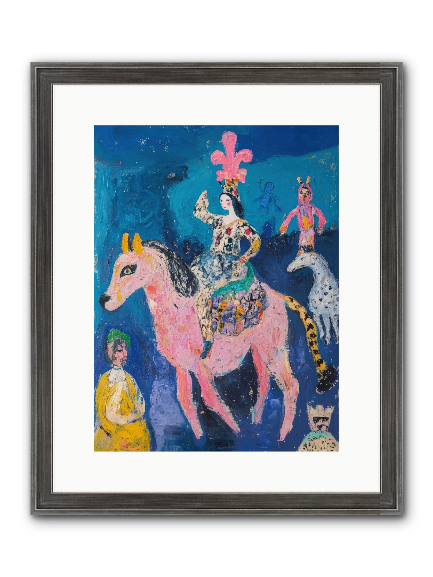 L'Opera Rose Framed Print - Slimwoods Black/Silver 12x16