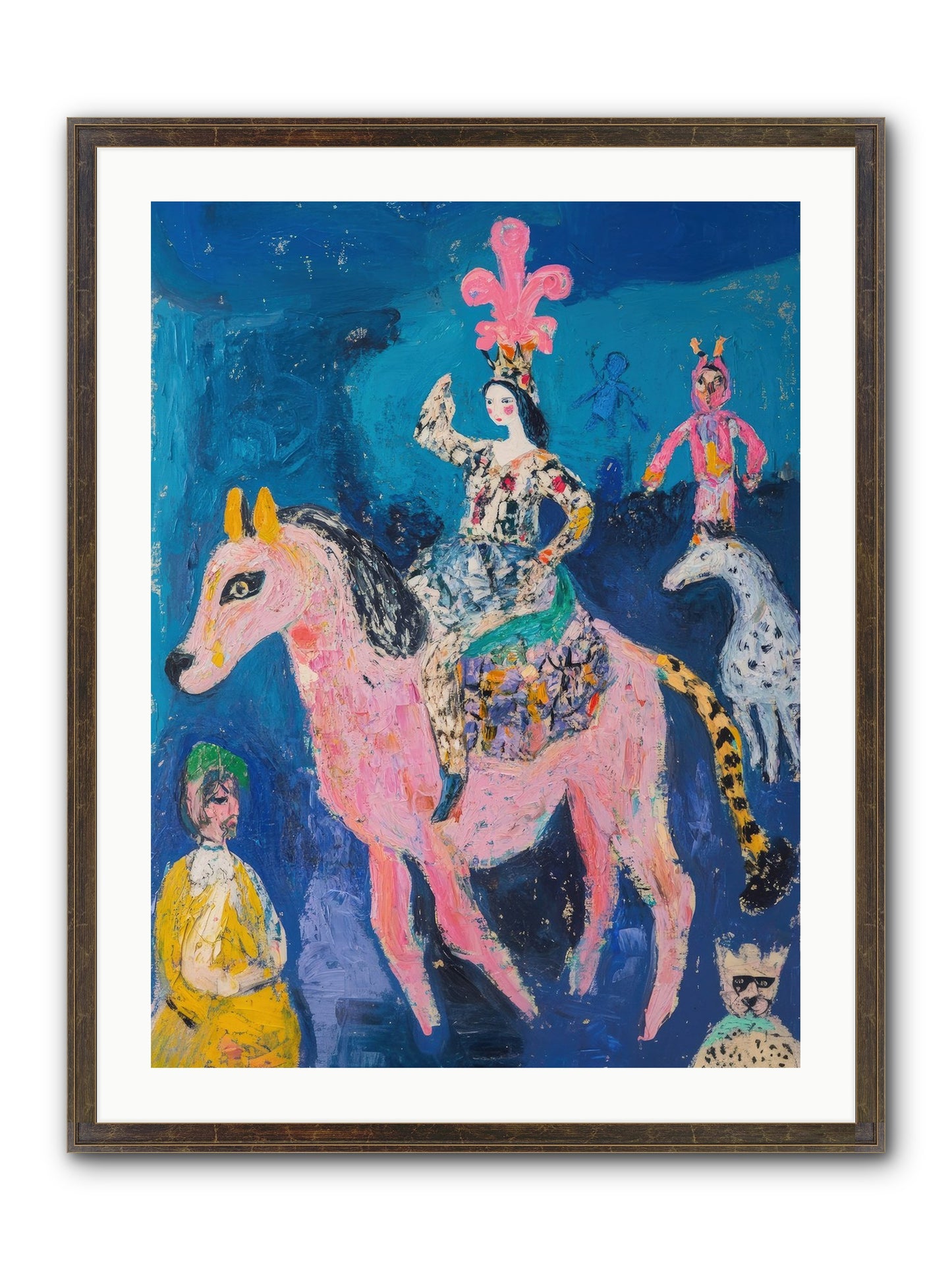 L'Opera Rose Framed Print - Slimwoods Black/Gold 24x32