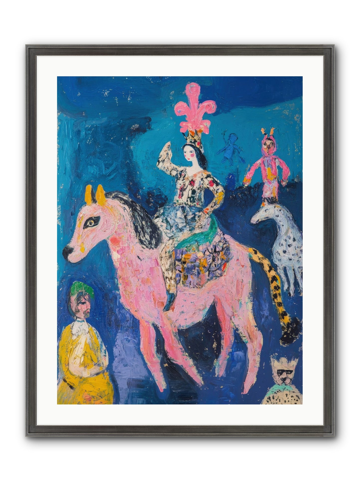 L'Opera Rose Framed Print - Slimwoods Black/Silver 24x32