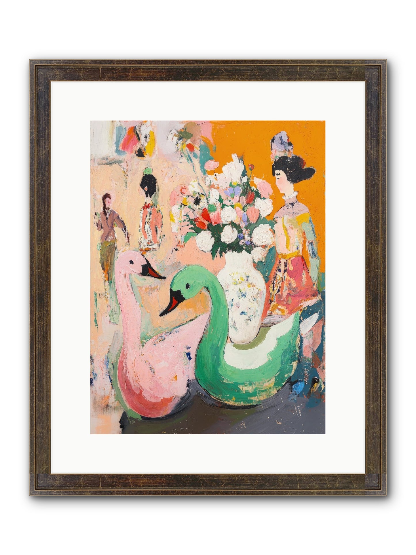 La Belle Époque Framed Print - Slimwoods Black/Gold 12x16
