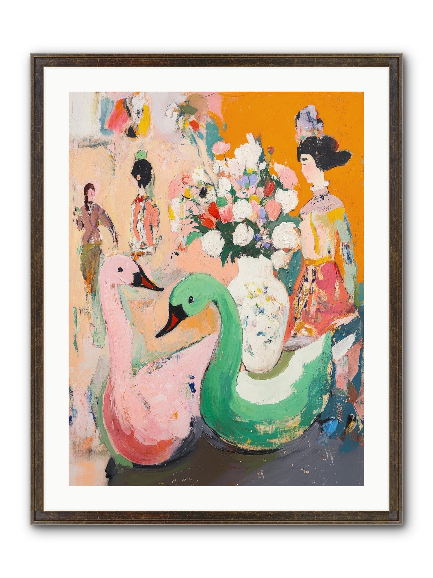 La Belle Époque Framed Print - Slimwoods Black/Gold 24x32