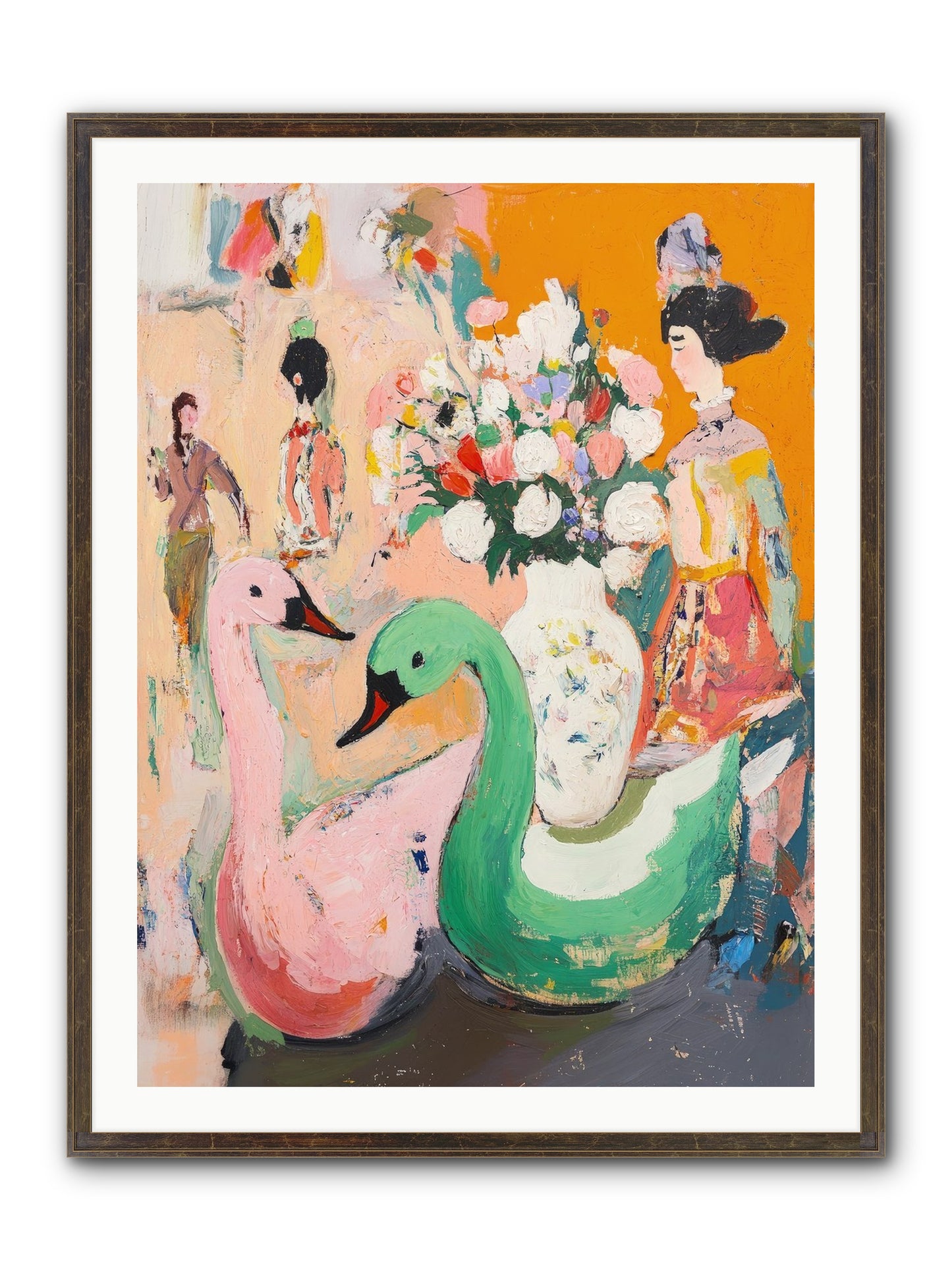 La Belle Époque Framed Print - Slimwoods Black/Gold 30x40