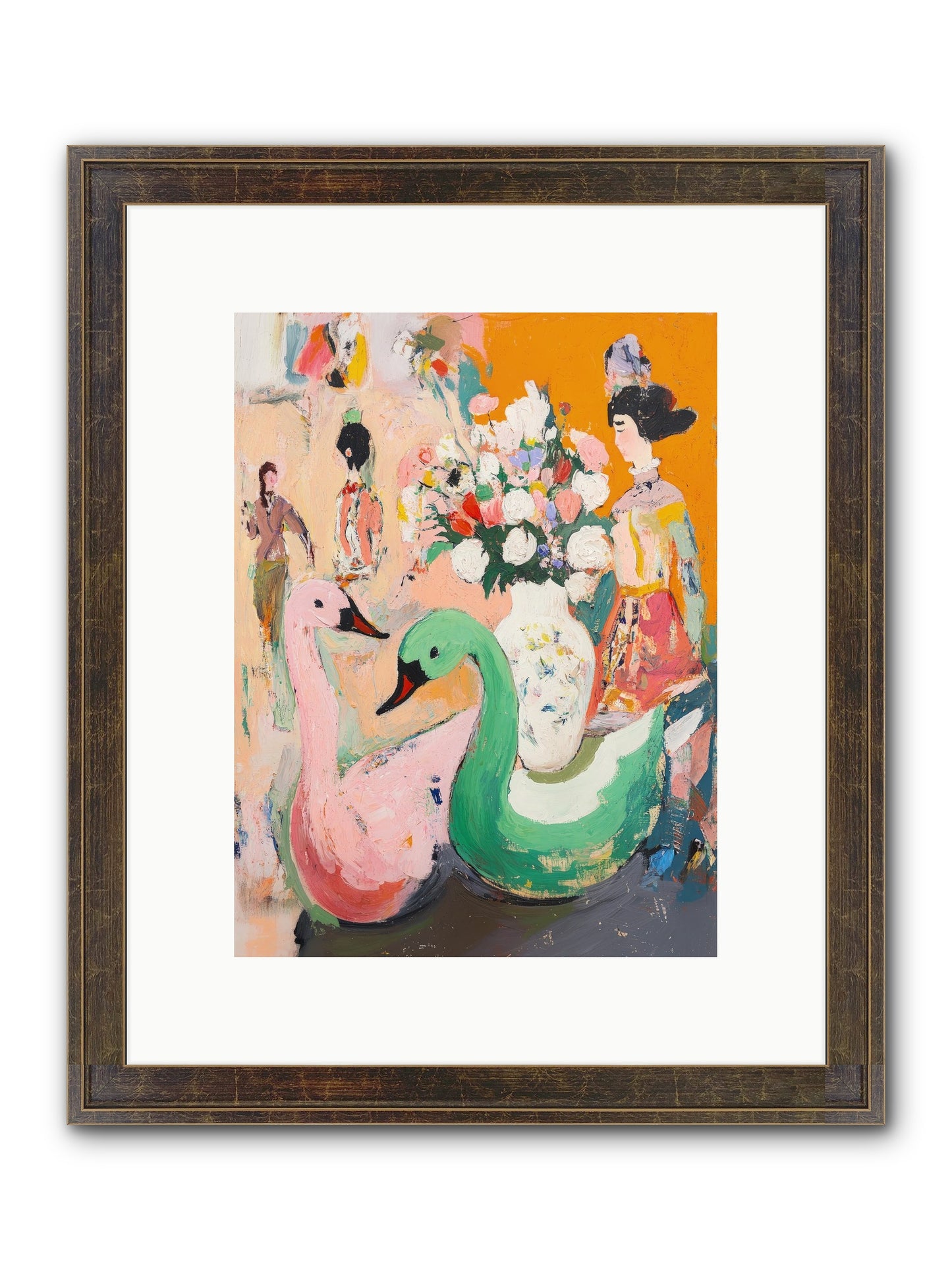 La Belle Époque Framed Print - Slimwoods Black/Gold 9x12
