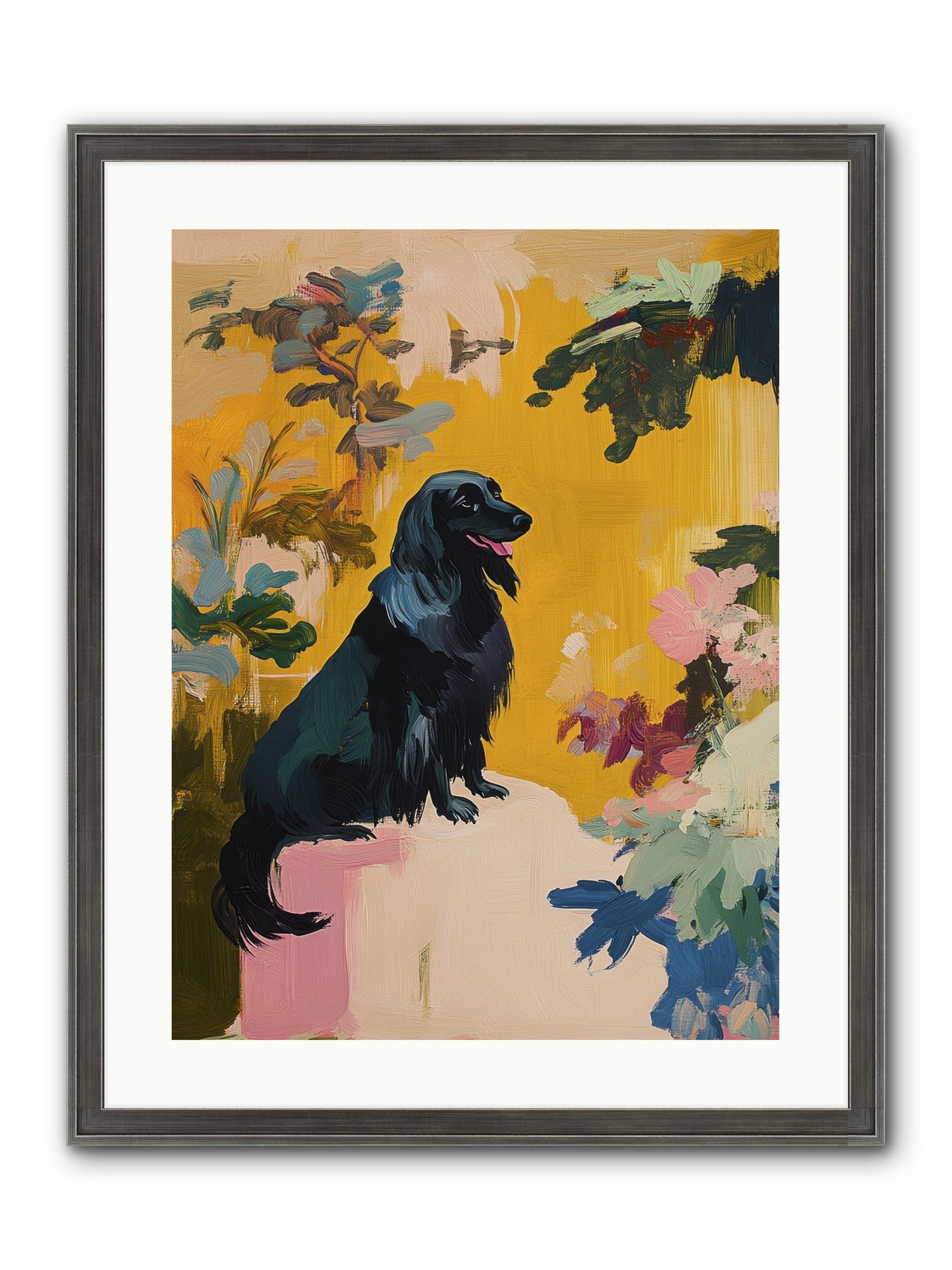 Lady Fern Framed Print - Slimwoods Black/Silver 18x24