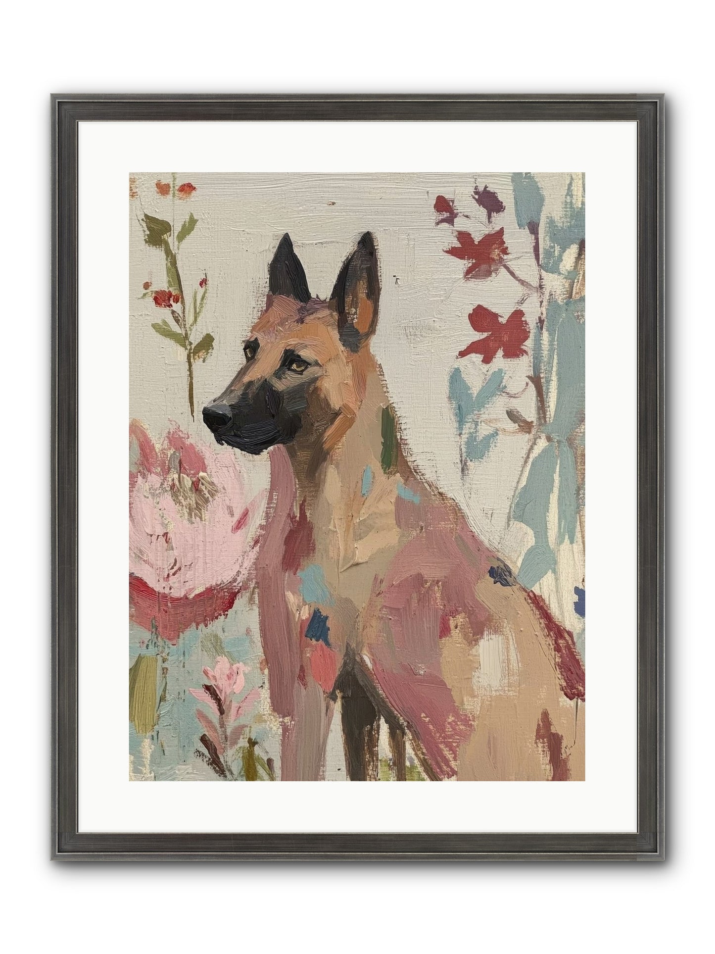 Lady Moonbeam Framed Print - Slimwoods Black/Silver 18x24