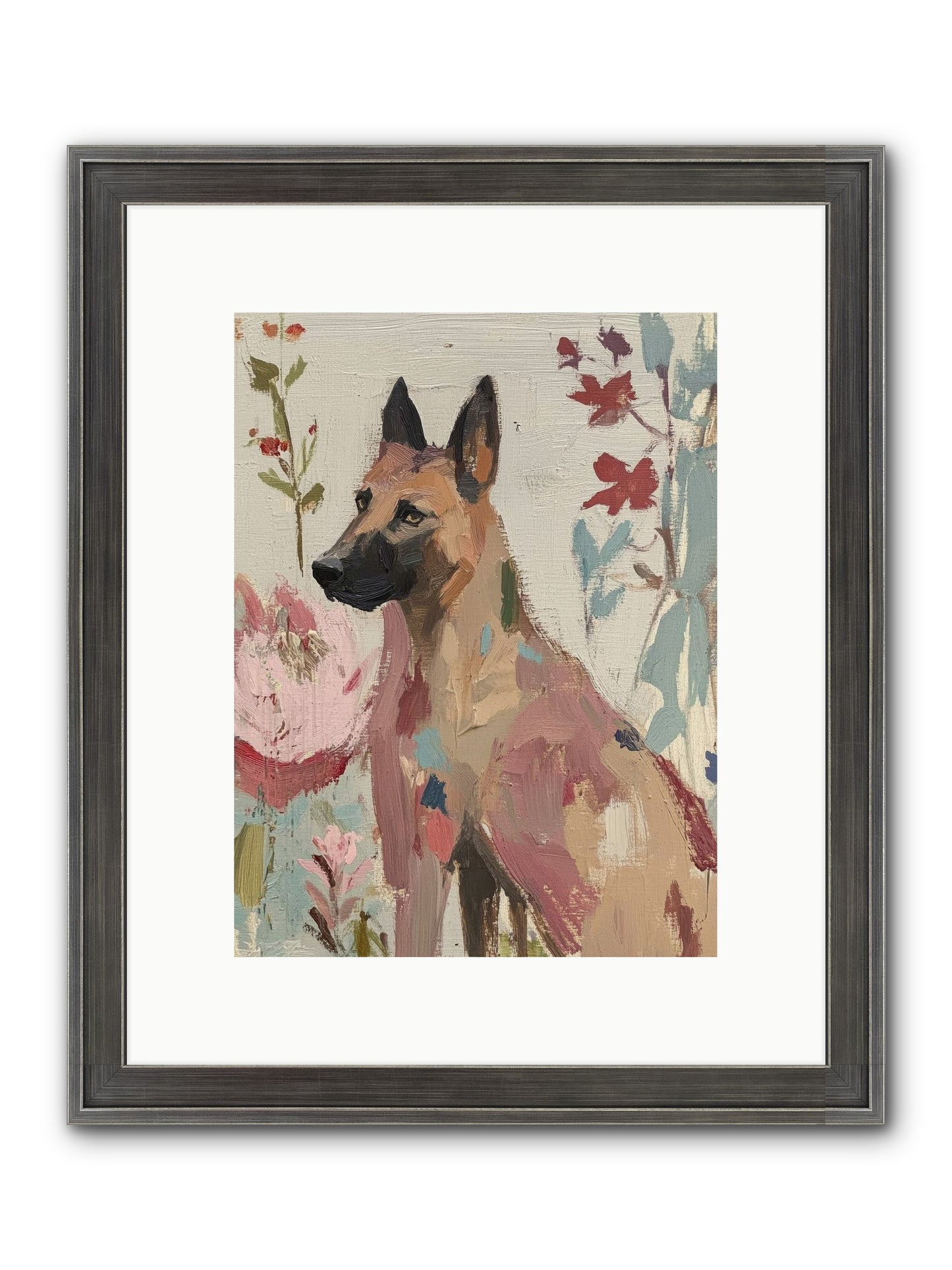 Lady Moonbeam Framed Print - Slimwoods Black/Silver 9x12