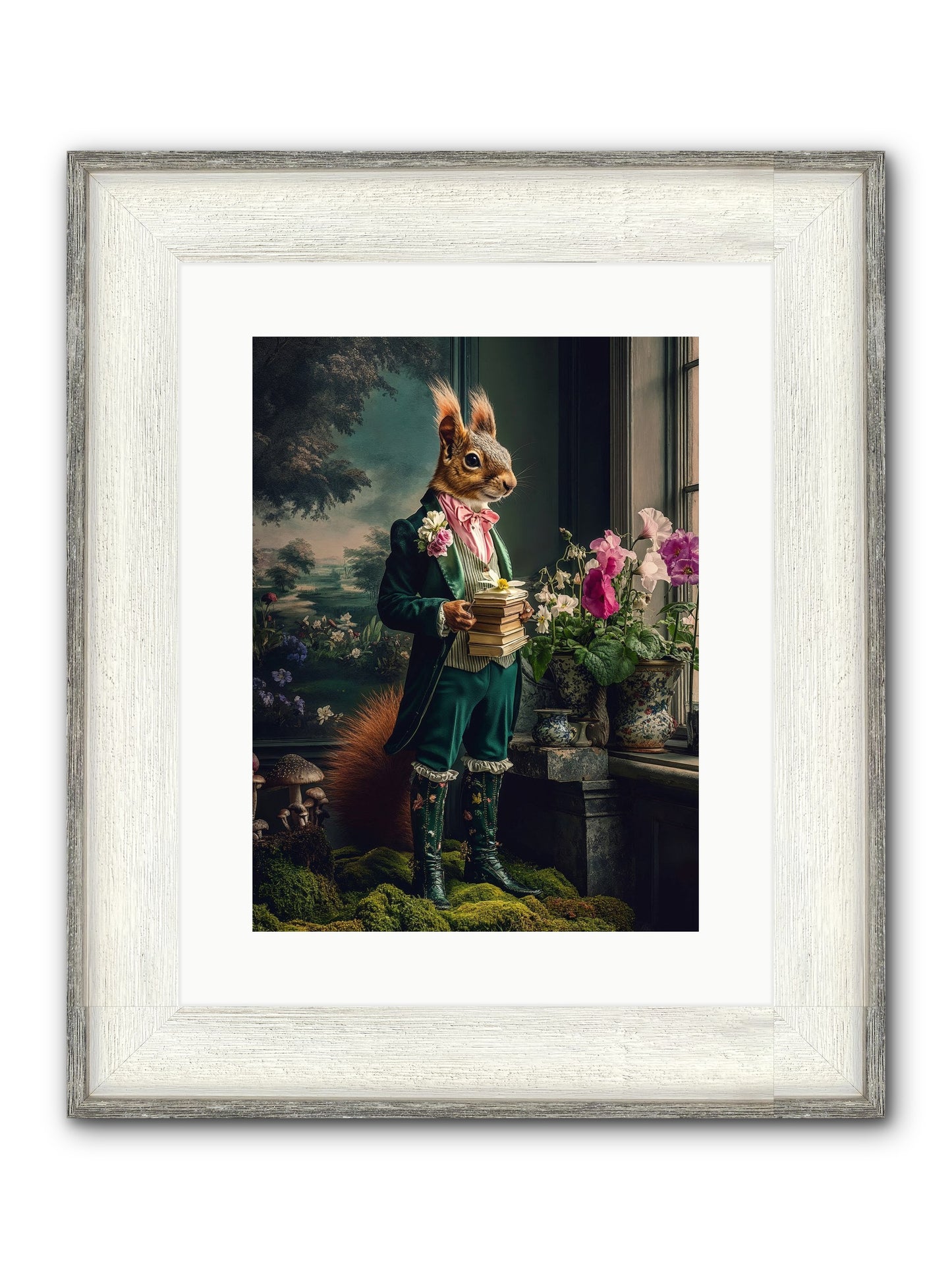 Land's Sweet Secrets No.1 Framed Print - Driftwood White 12x16