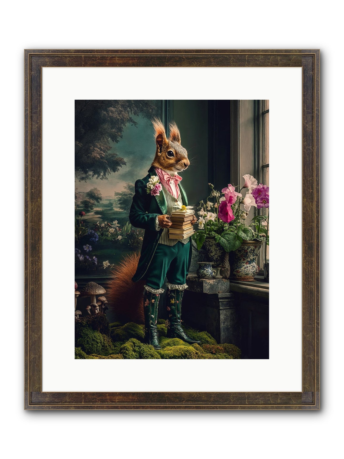 Land's Sweet Secrets No.1 Framed Print - Slimwoods Black/Gold 12x16