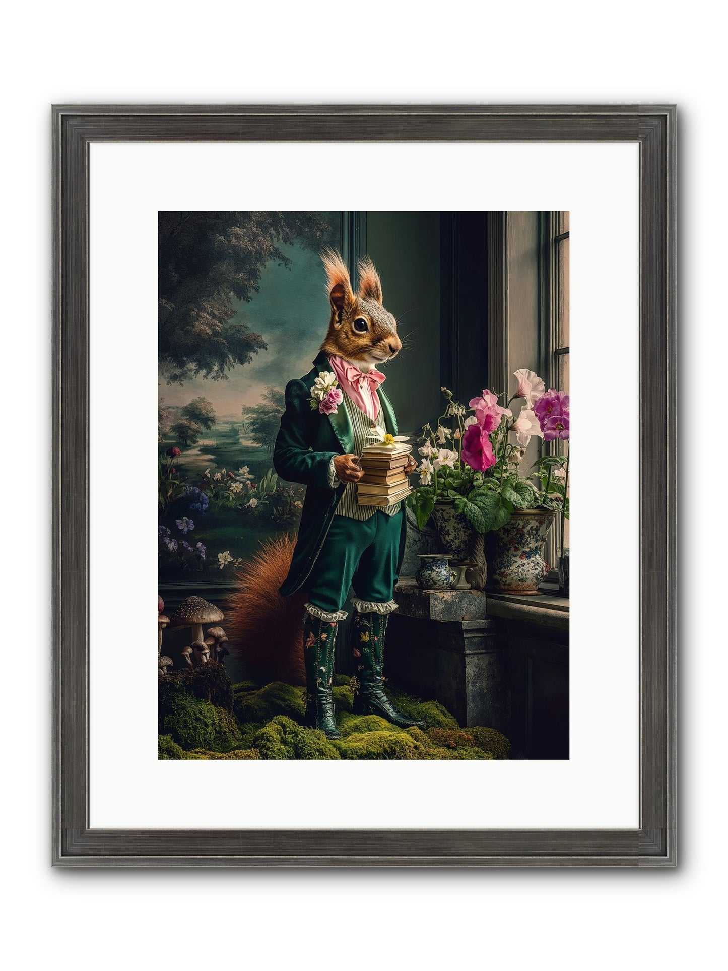 Land's Sweet Secrets No.1 Framed Print - Slimwoods Black/Silver 12x16