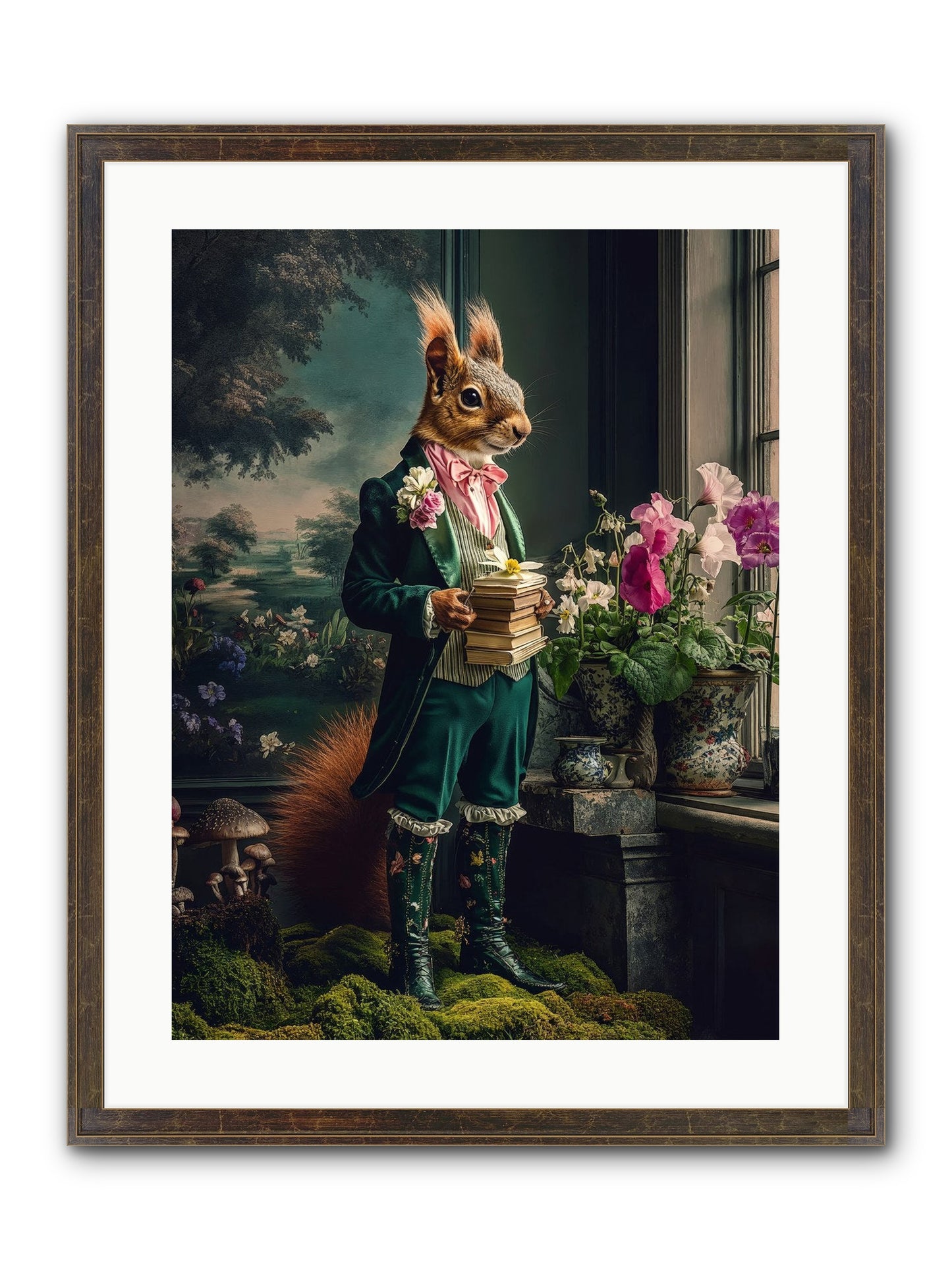 Land's Sweet Secrets No.1 Framed Print - Slimwoods Black/Gold 18x24