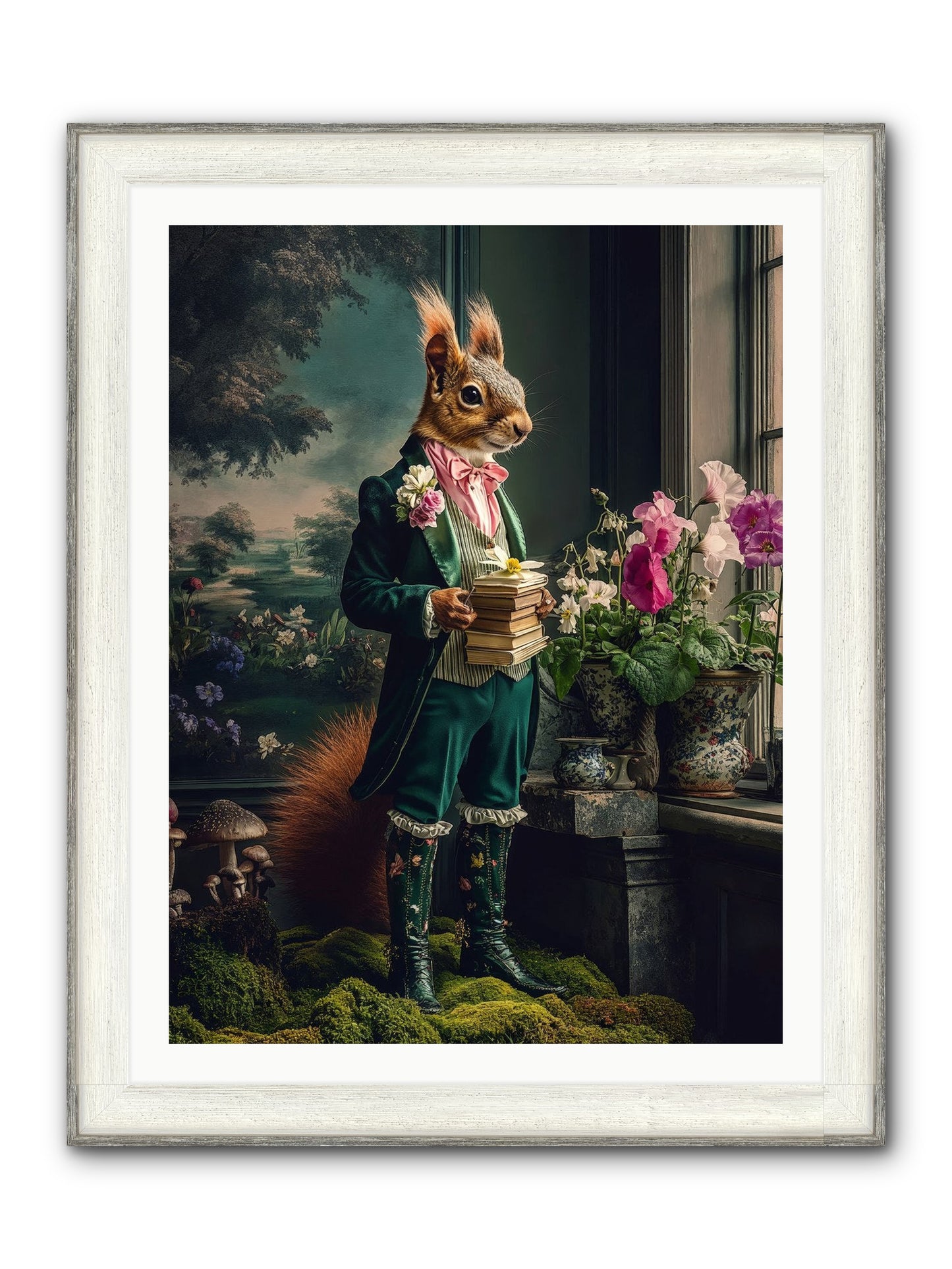 Land's Sweet Secrets No.1 Framed Print - Driftwood White 30x40