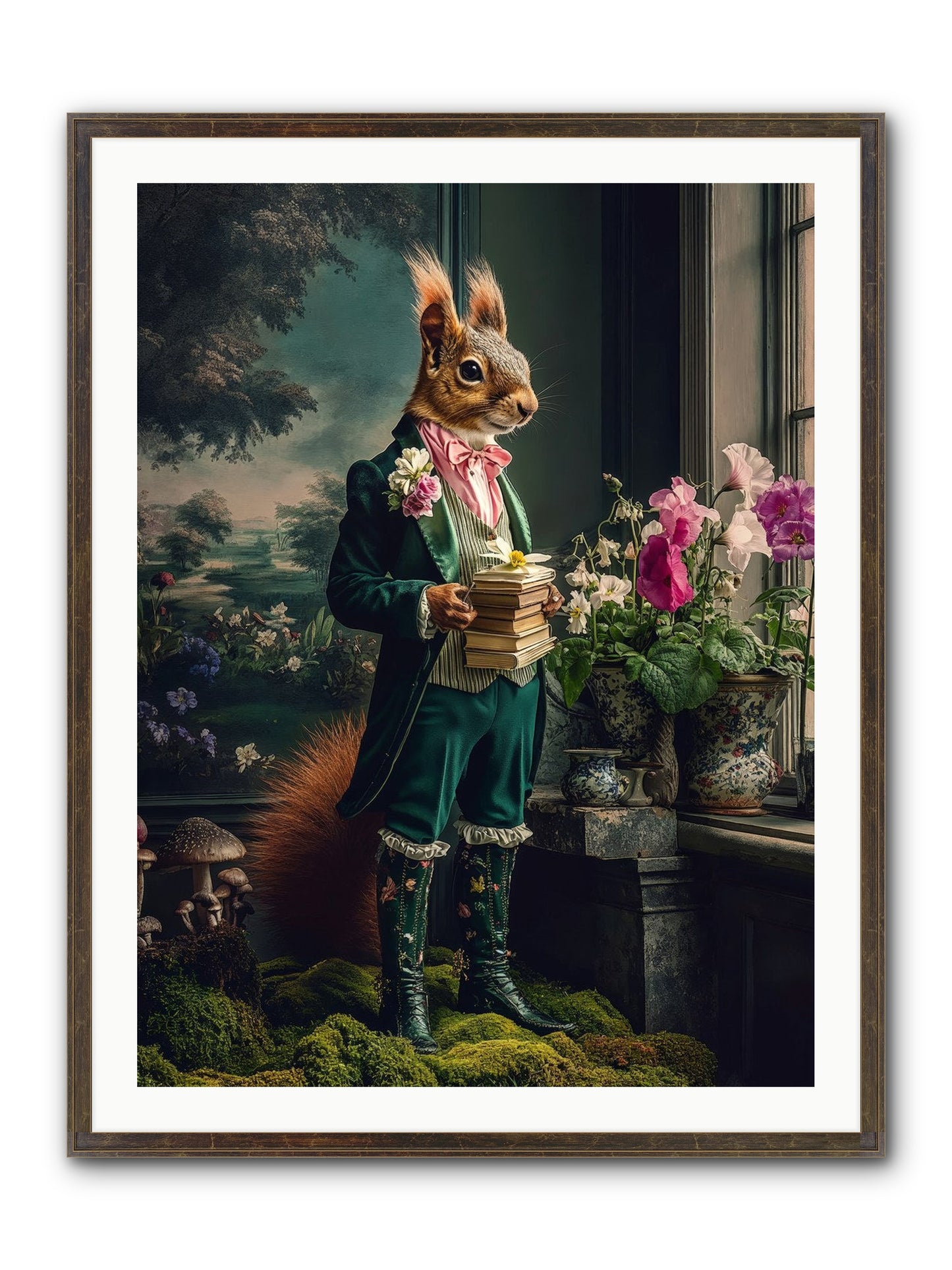 Land's Sweet Secrets No.1 Framed Print - Slimwoods Black/Gold 30x40