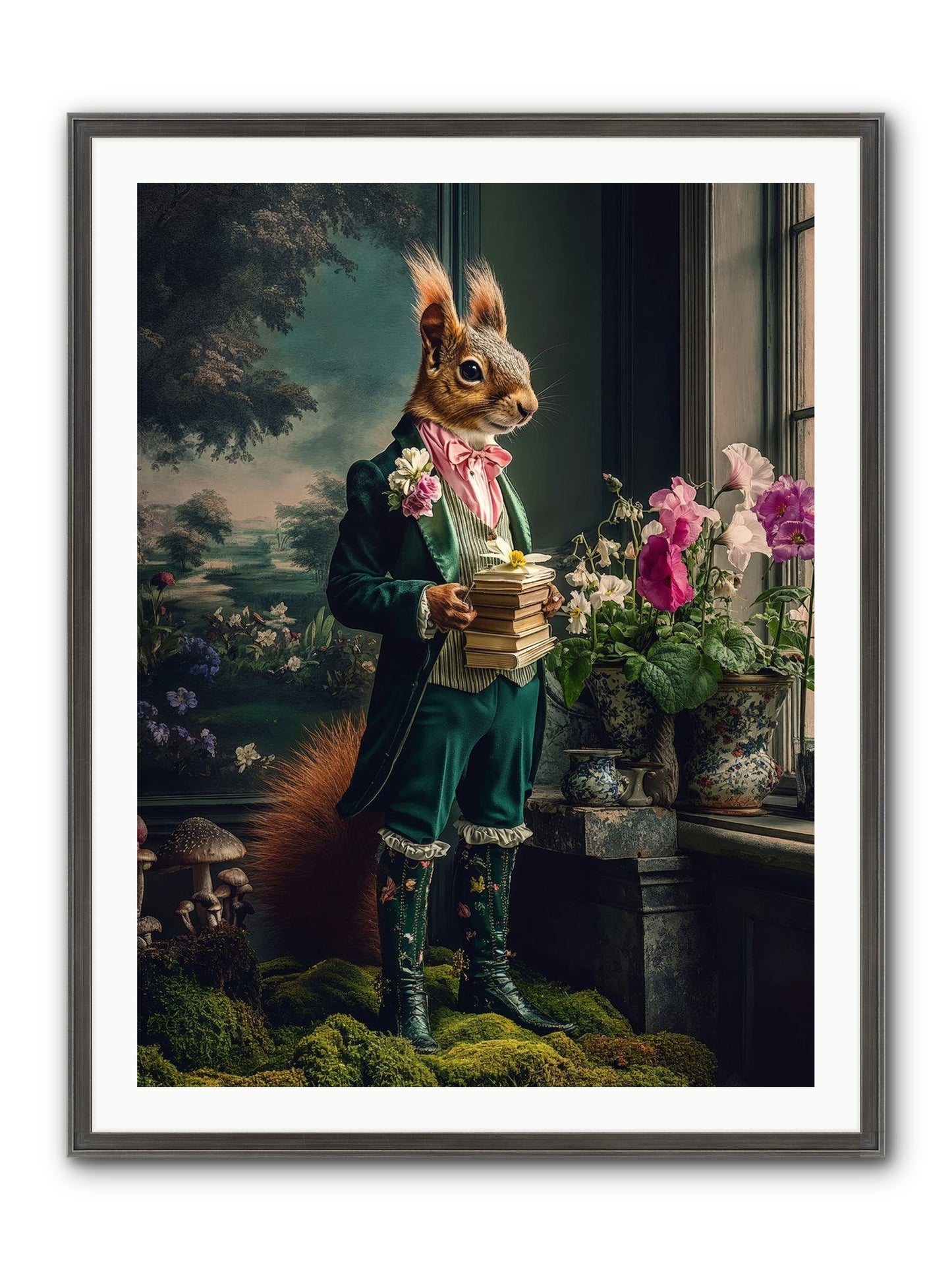 Land's Sweet Secrets No.1 Framed Print - Slimwoods Black/Silver 30x40
