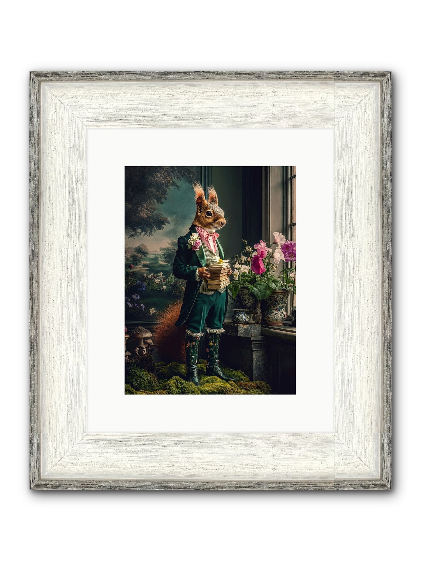 Land's Sweet Secrets No.1 Framed Print - Driftwood White 9x12